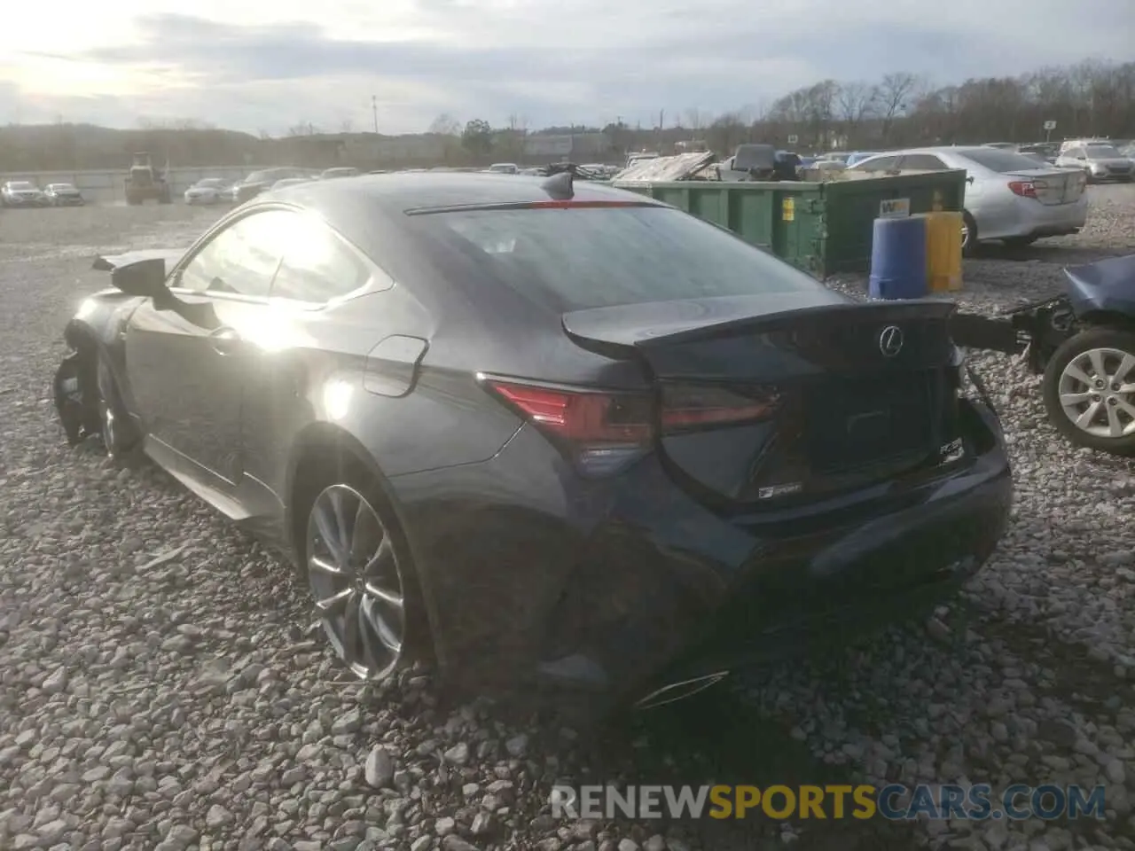 3 fotografías del automóvil dañado JTHGZ5BC1M5024307 LEXUS RC350 2021