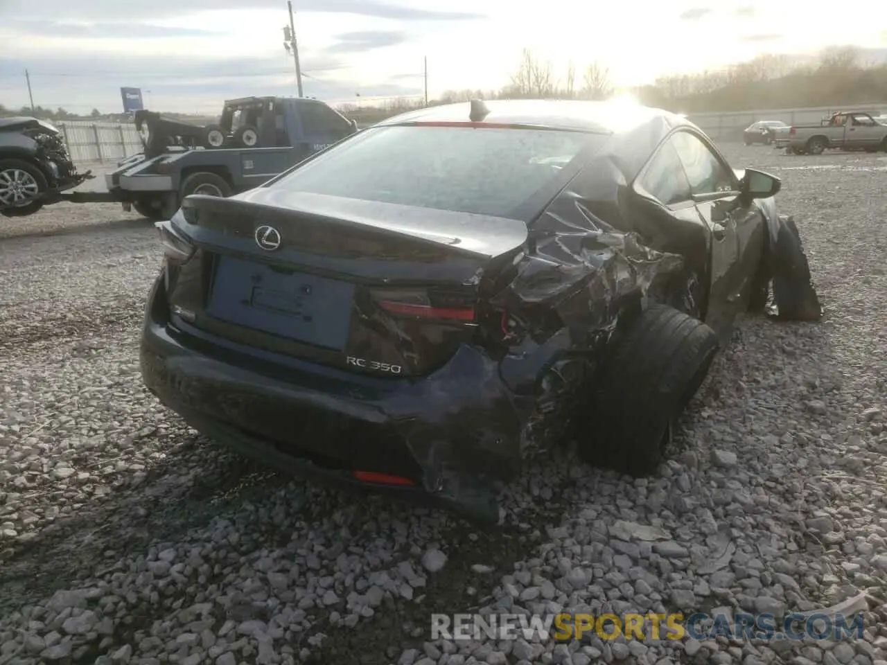 4 fotografías del automóvil dañado JTHGZ5BC1M5024307 LEXUS RC350 2021