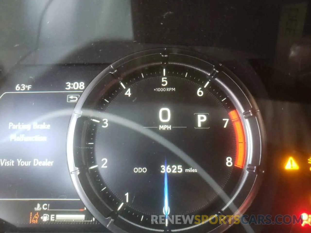8 fotografías del automóvil dañado JTHGZ5BC1M5024307 LEXUS RC350 2021