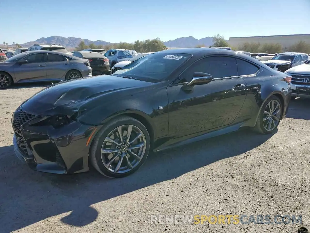 1 fotografías del automóvil dañado JTHGZ5BC3M5024499 LEXUS RC350 2021