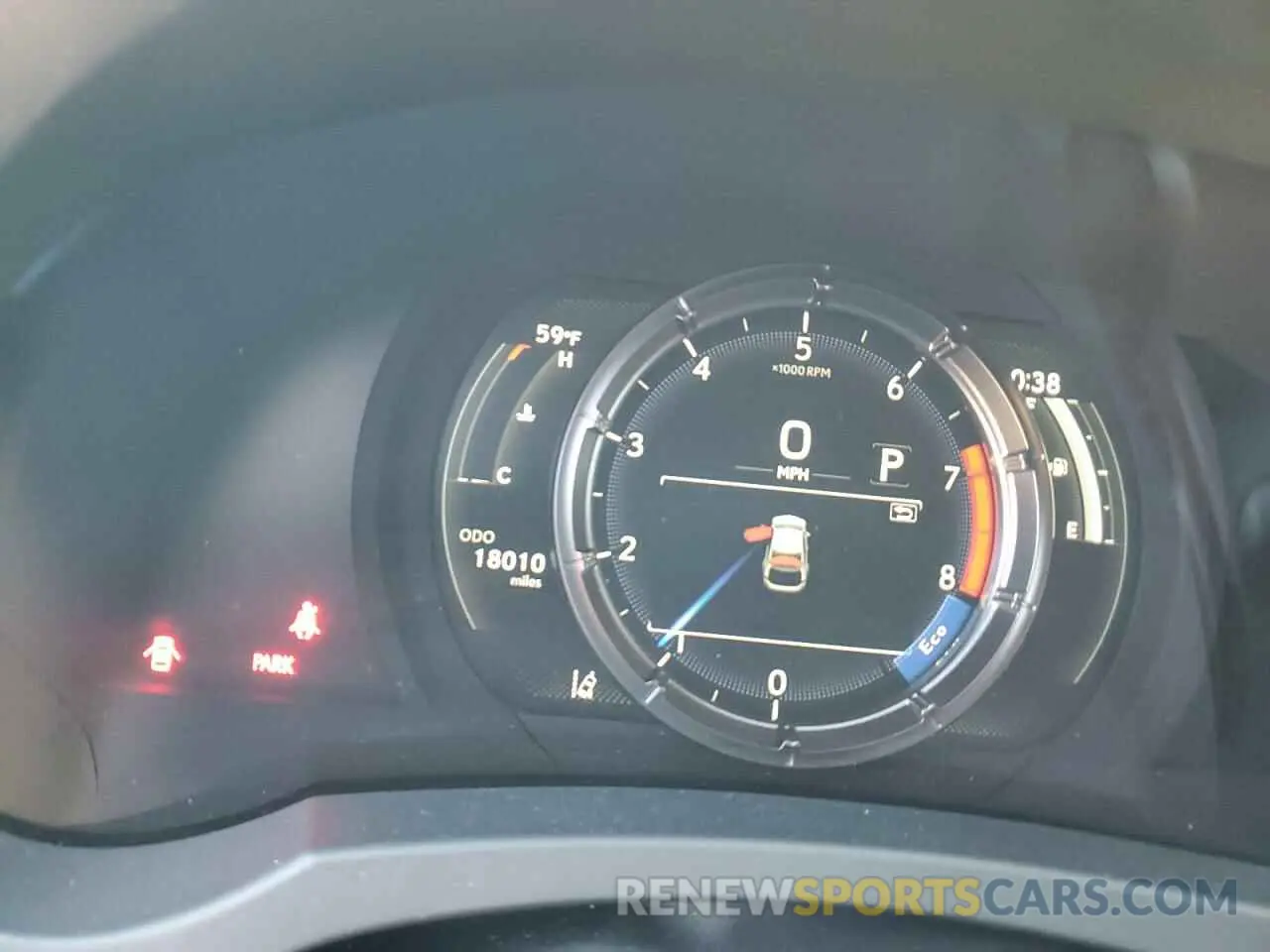 9 fotografías del automóvil dañado JTHGZ5BC3M5024499 LEXUS RC350 2021