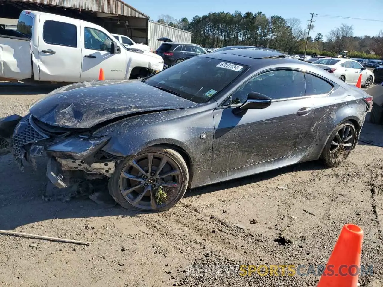 1 fotografías del automóvil dañado JTHGZ5BC7M5023534 LEXUS RC350 2021