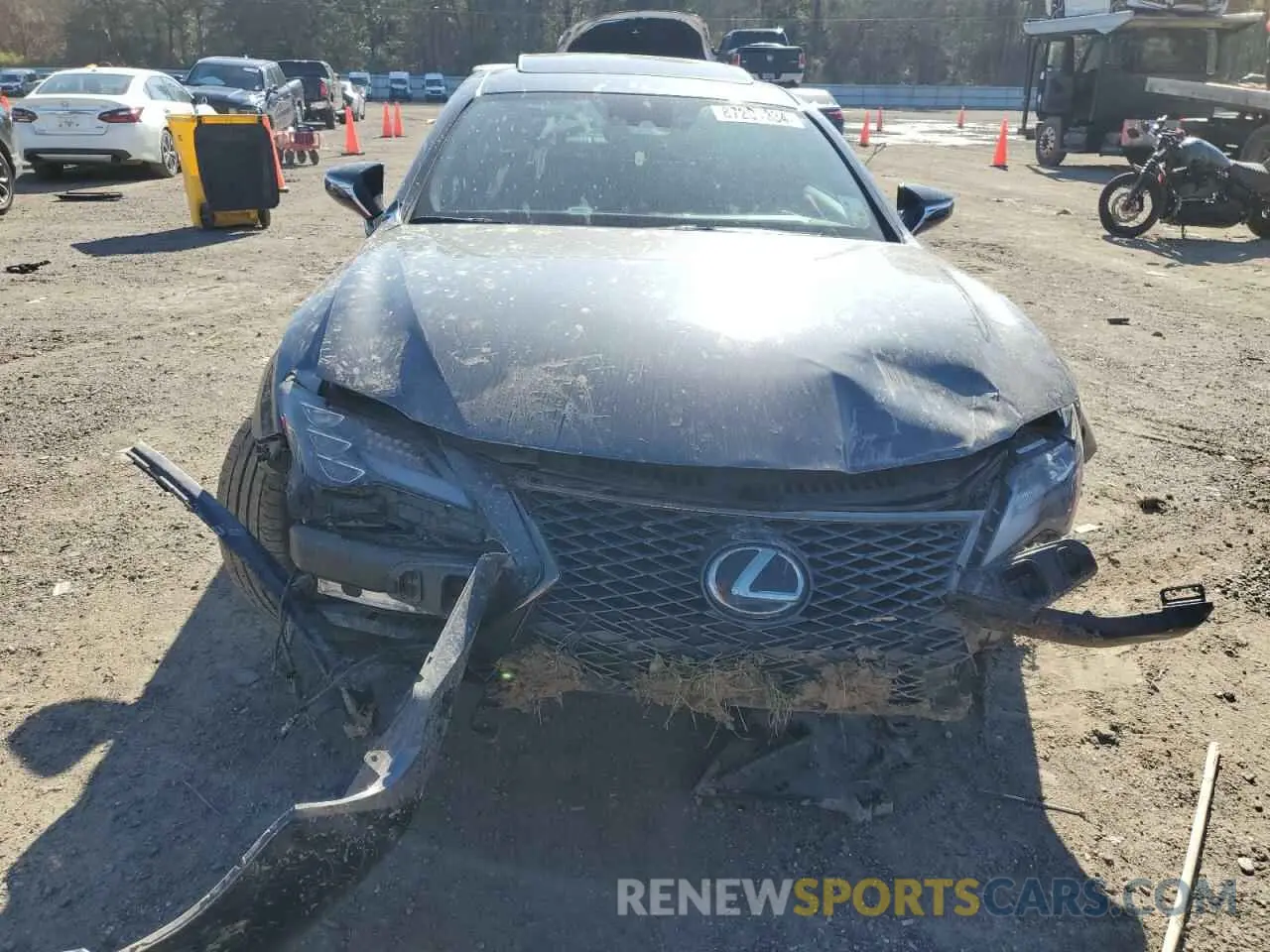 5 fotografías del automóvil dañado JTHGZ5BC7M5023534 LEXUS RC350 2021
