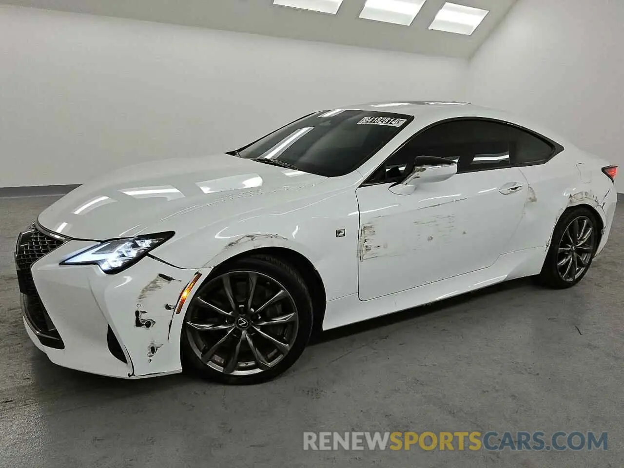 1 fotografías del automóvil dañado JTHGZ5BCXM5024435 LEXUS RC350 2021