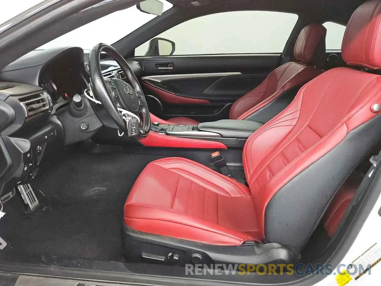 7 fotografías del automóvil dañado JTHGZ5BCXM5024435 LEXUS RC350 2021