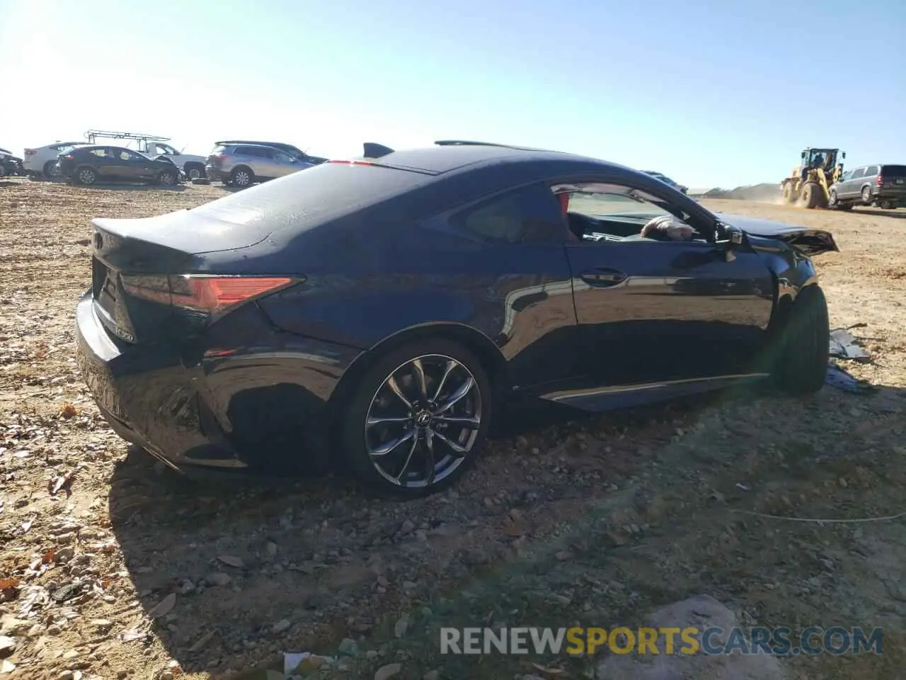 3 fotografías del automóvil dañado JTHGZ5BCXM5024922 LEXUS RC350 2021