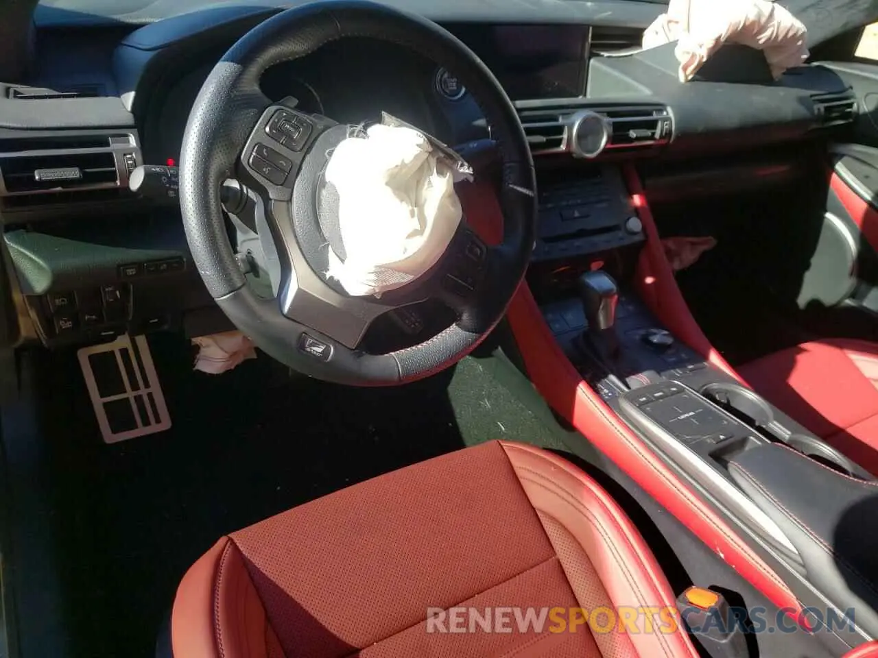 8 fotografías del automóvil dañado JTHGZ5BCXM5024922 LEXUS RC350 2021