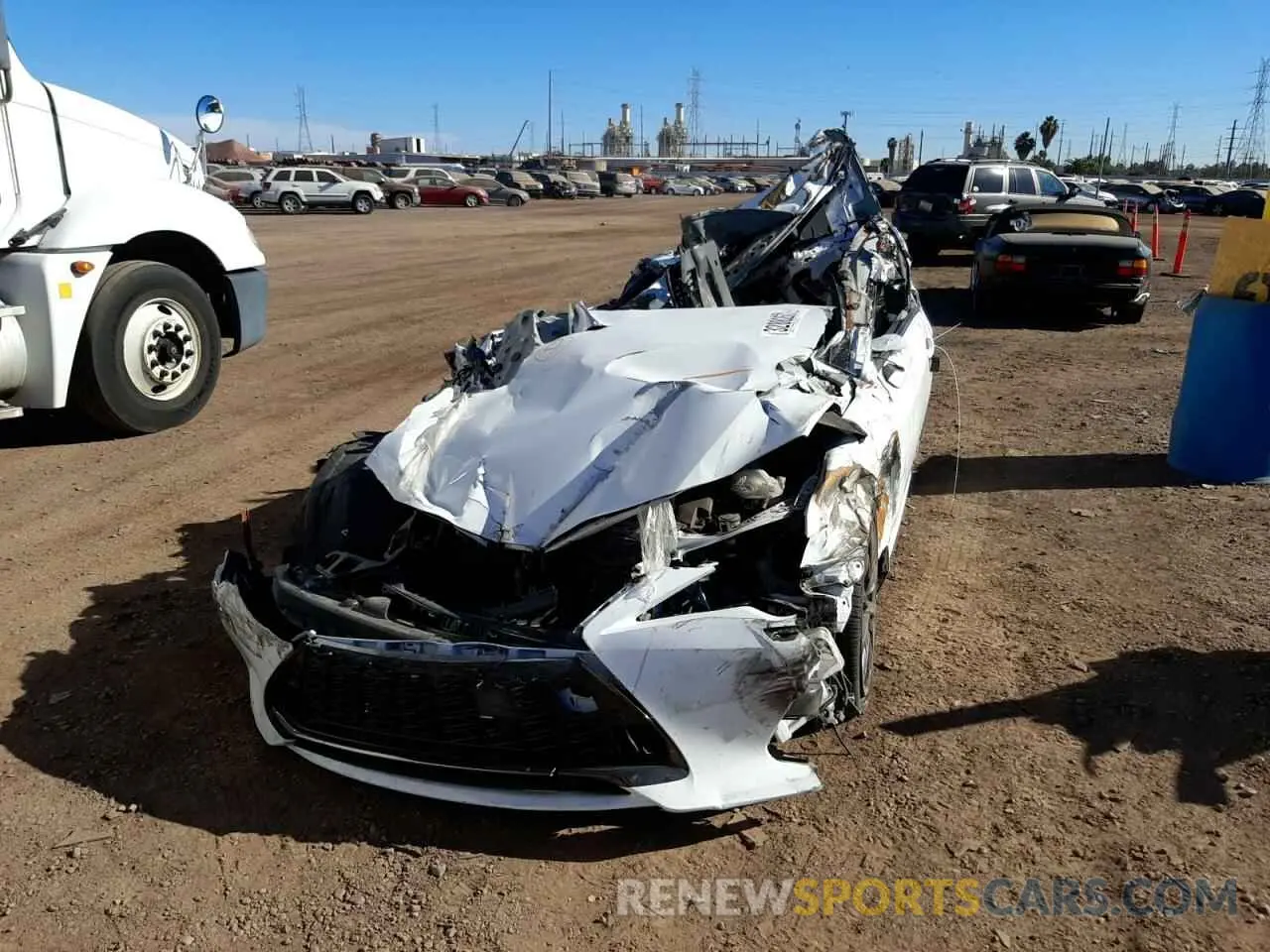 10 fotografías del automóvil dañado JTHGZ5DC1M5010663 LEXUS RC350 2021