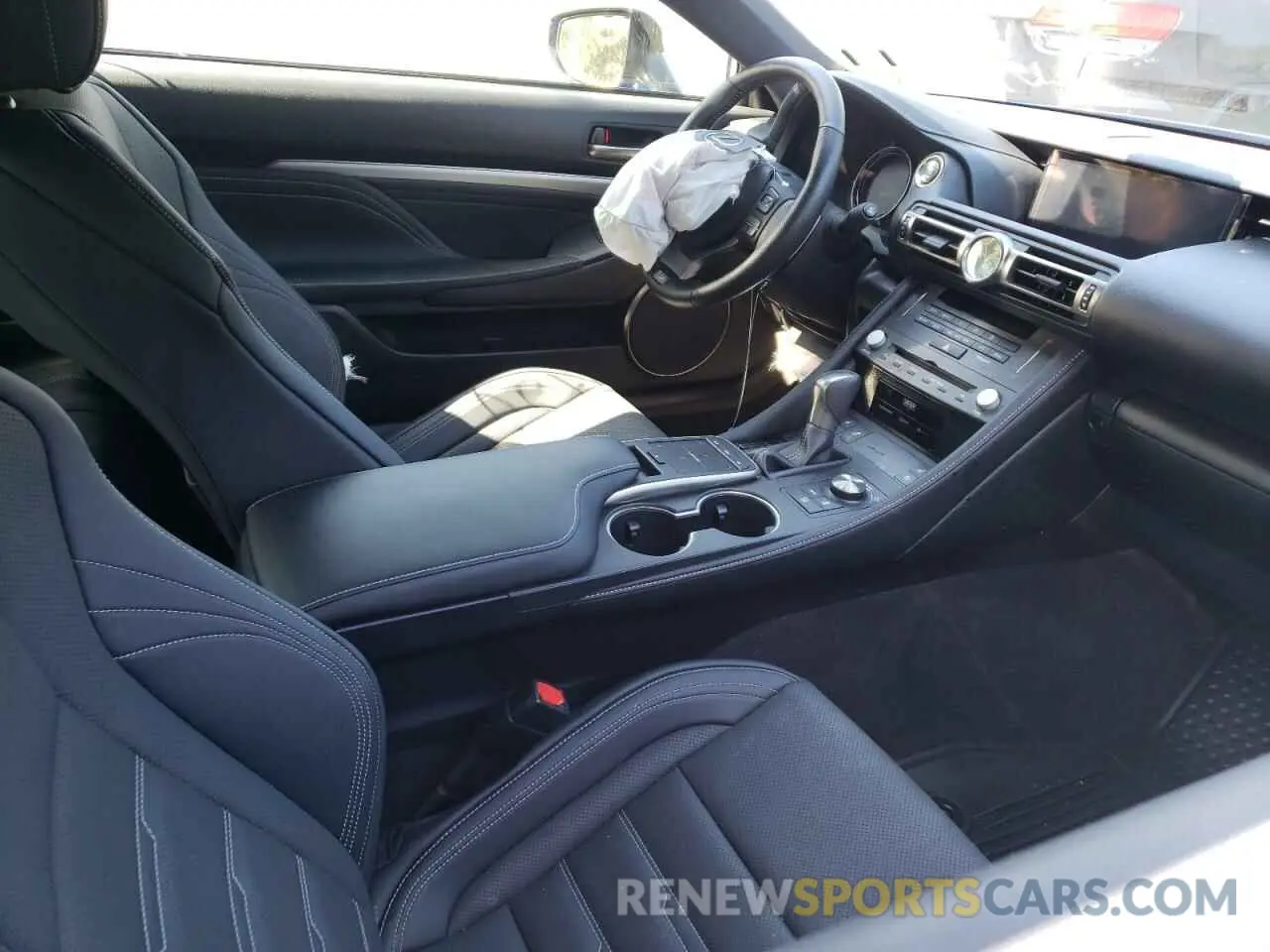 5 fotografías del automóvil dañado JTHGZ5DC8M5010787 LEXUS RC350 2021
