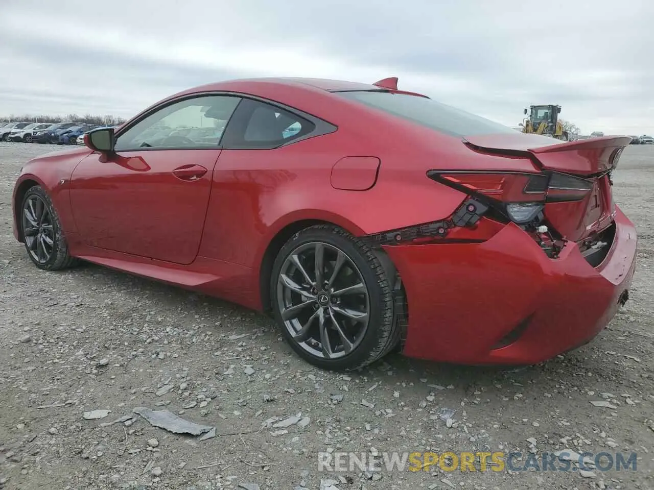 2 fotografías del automóvil dañado JTHGZ5BC4N5026490 LEXUS RC350 2022