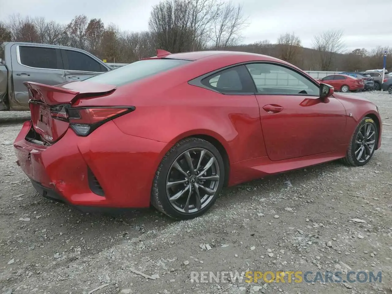 3 fotografías del automóvil dañado JTHGZ5BC4N5026490 LEXUS RC350 2022
