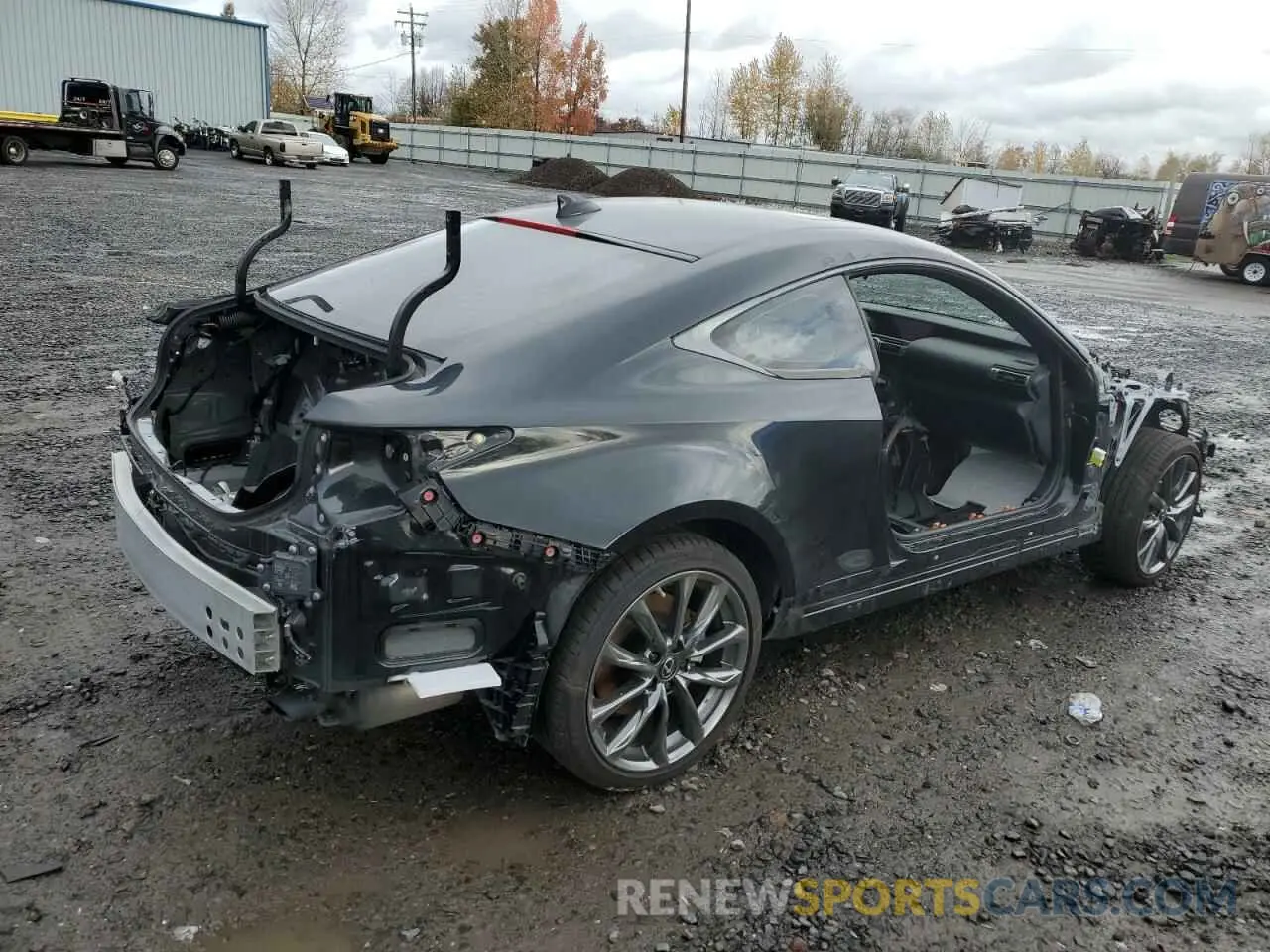 3 fotografías del automóvil dañado JTHGZ5BC5N5026398 LEXUS RC350 2022