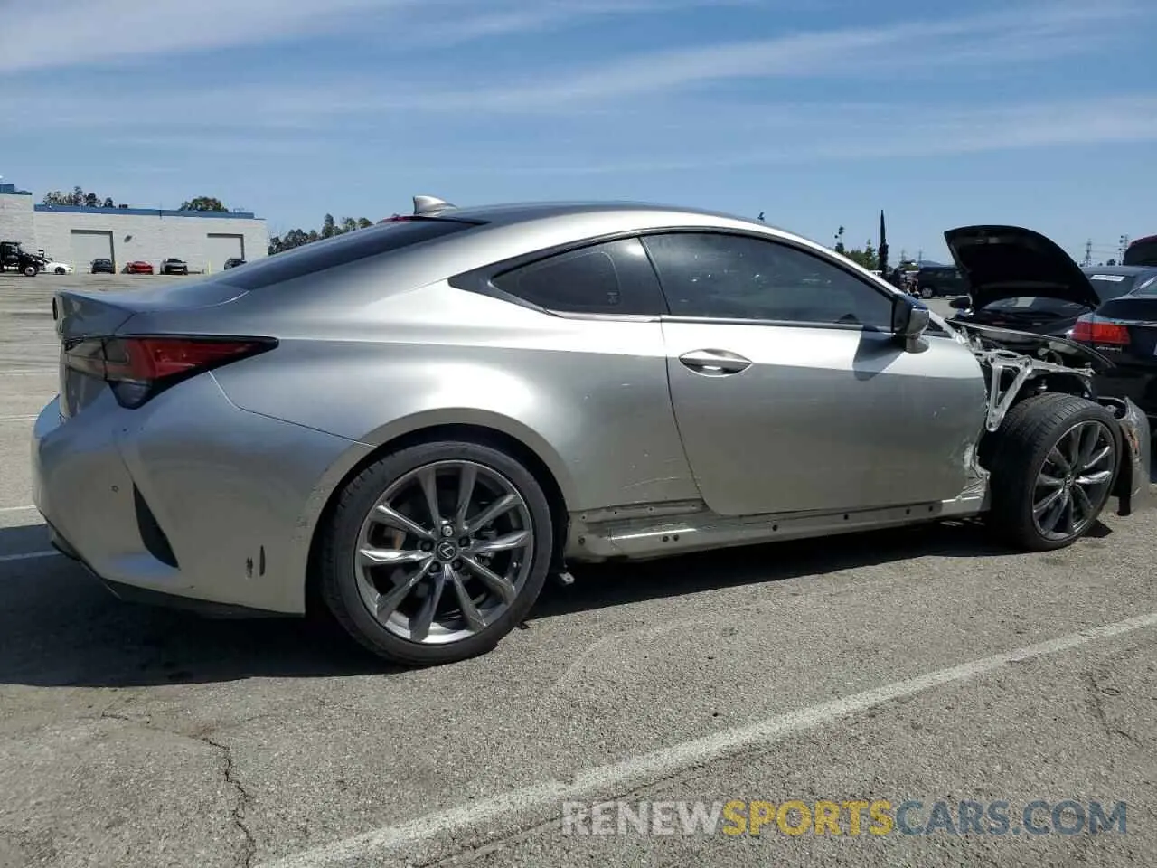 3 fotografías del automóvil dañado JTHGZ5BCXN5025036 LEXUS RC350 2022