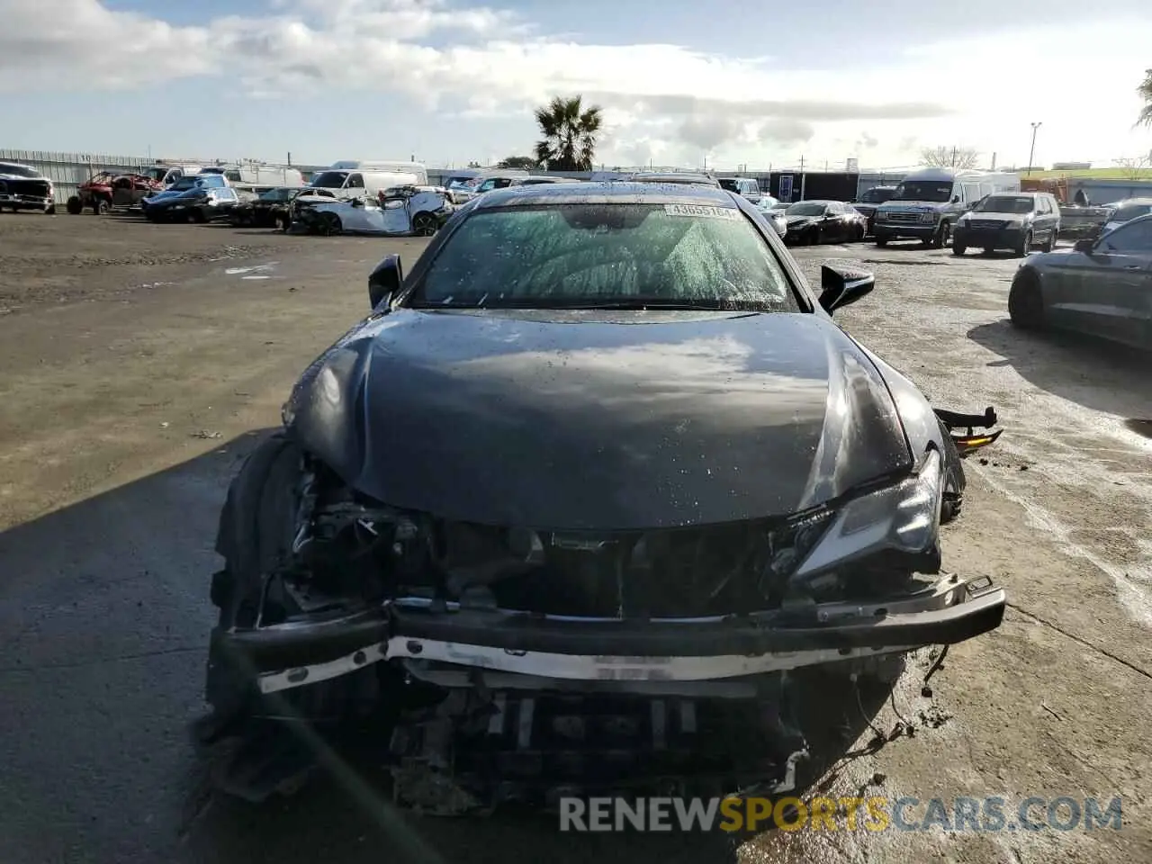 5 fotografías del automóvil dañado JTHGZ5BCXN5025053 LEXUS RC350 2022