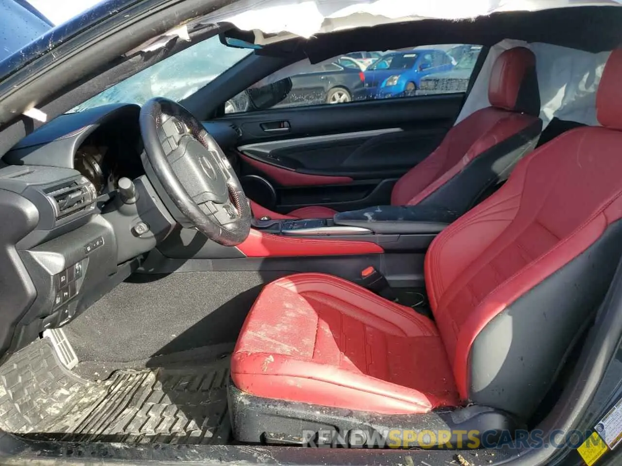 7 fotografías del automóvil dañado JTHGZ5BCXN5025053 LEXUS RC350 2022
