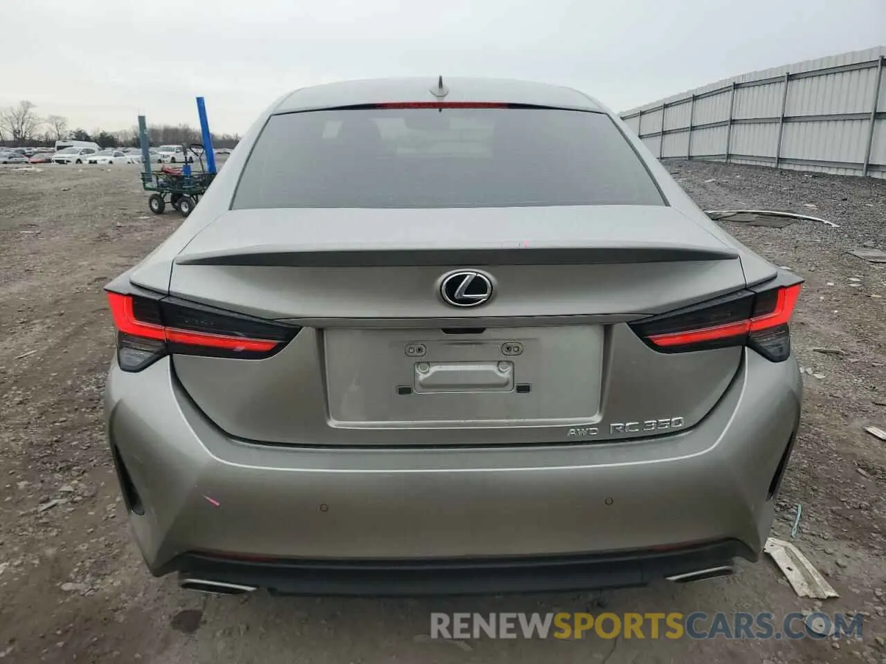 6 fotografías del automóvil dañado JTHGZ5DC4N5011386 LEXUS RC350 2022