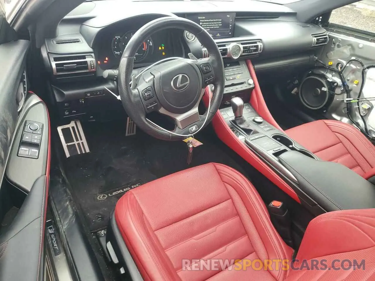 8 fotografías del automóvil dañado JTHGZ5DC4N5011386 LEXUS RC350 2022