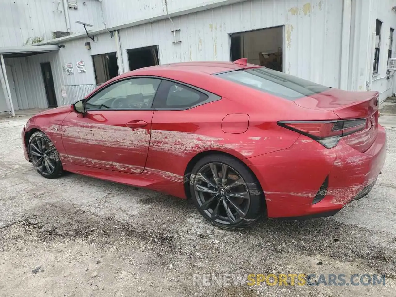 2 fotografías del automóvil dañado JTHGZ5BC4P5027044 LEXUS RC350 2023