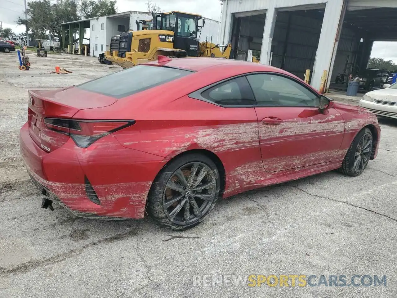 3 fotografías del automóvil dañado JTHGZ5BC4P5027044 LEXUS RC350 2023