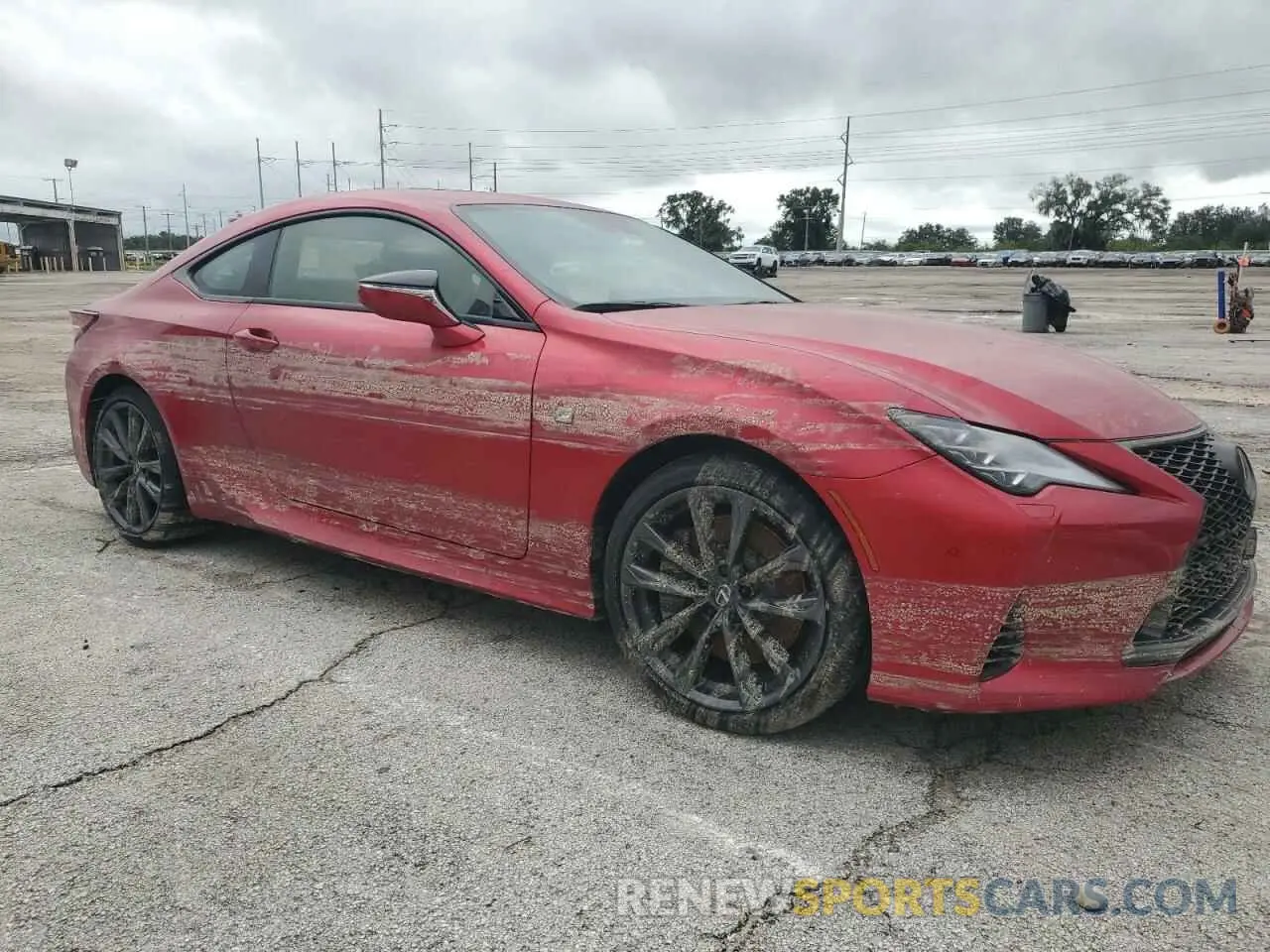 4 fotografías del automóvil dañado JTHGZ5BC4P5027044 LEXUS RC350 2023