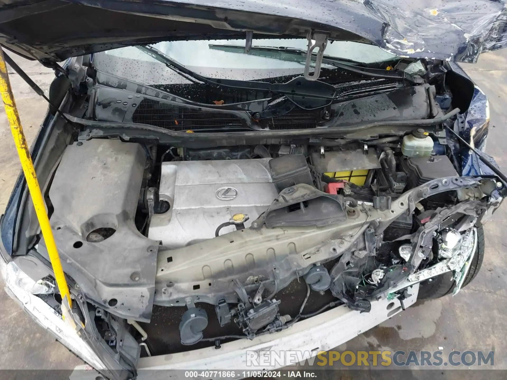 10 fotografías del automóvil dañado JTJZK1BA3D2007710 LEXUS RX 2013