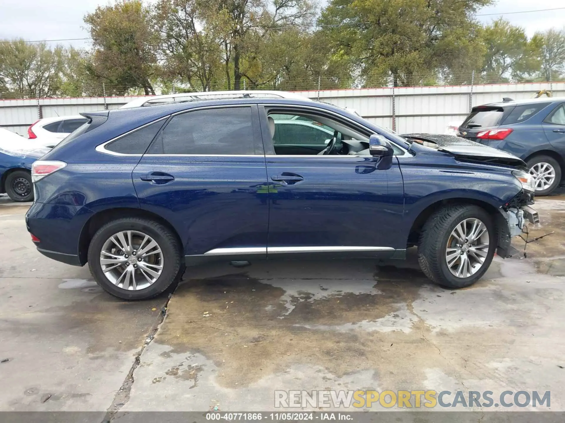 13 fotografías del automóvil dañado JTJZK1BA3D2007710 LEXUS RX 2013