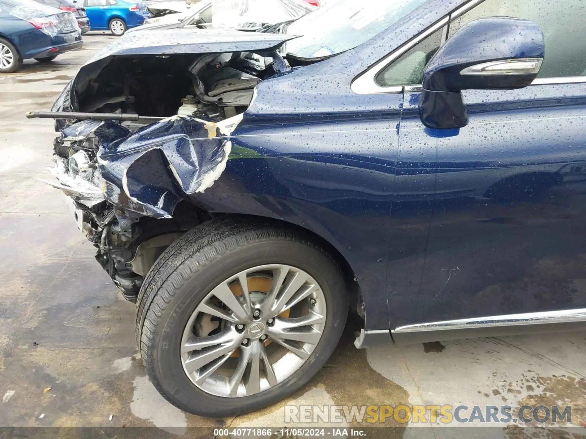 17 fotografías del automóvil dañado JTJZK1BA3D2007710 LEXUS RX 2013
