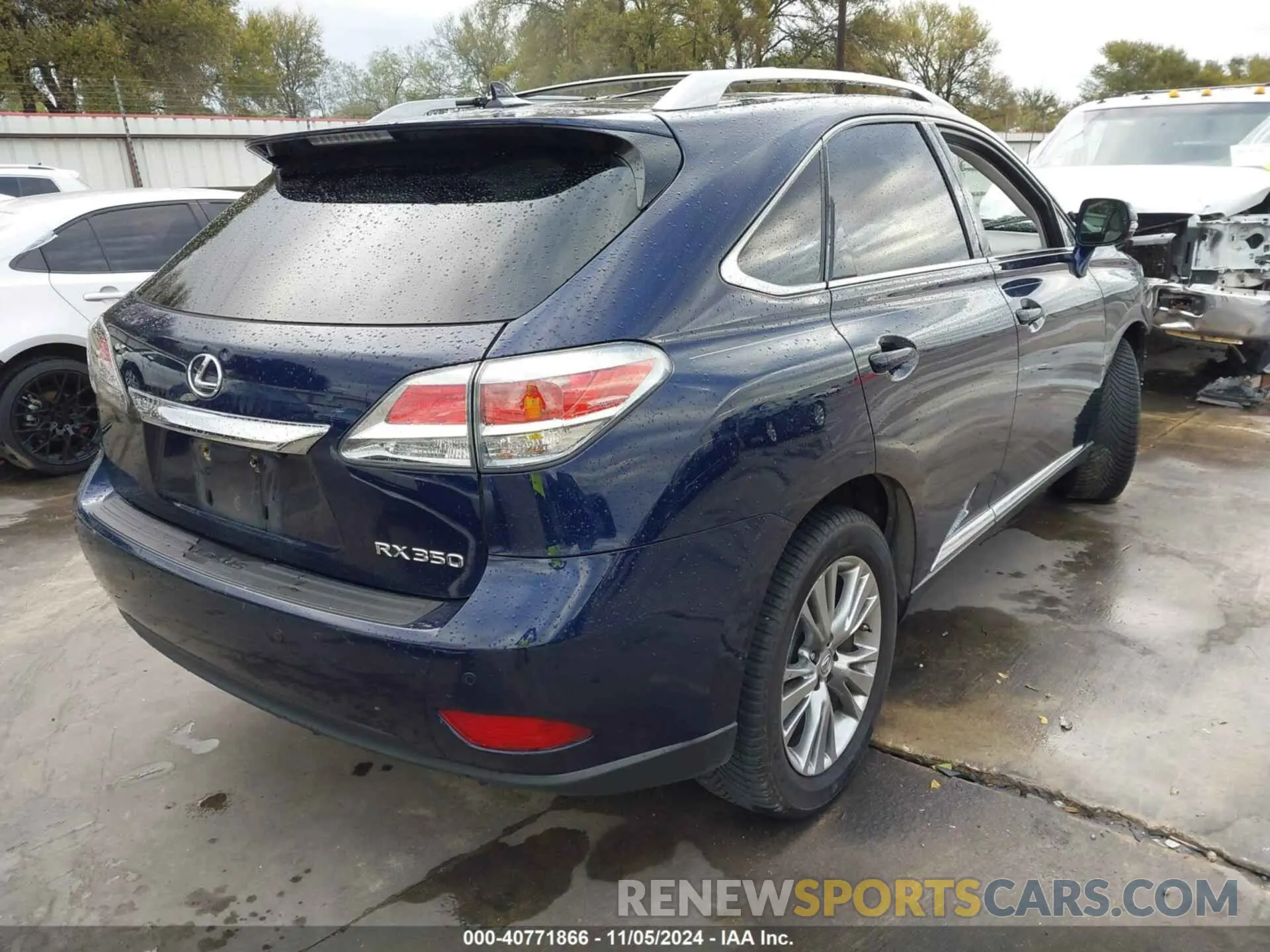 4 fotografías del automóvil dañado JTJZK1BA3D2007710 LEXUS RX 2013