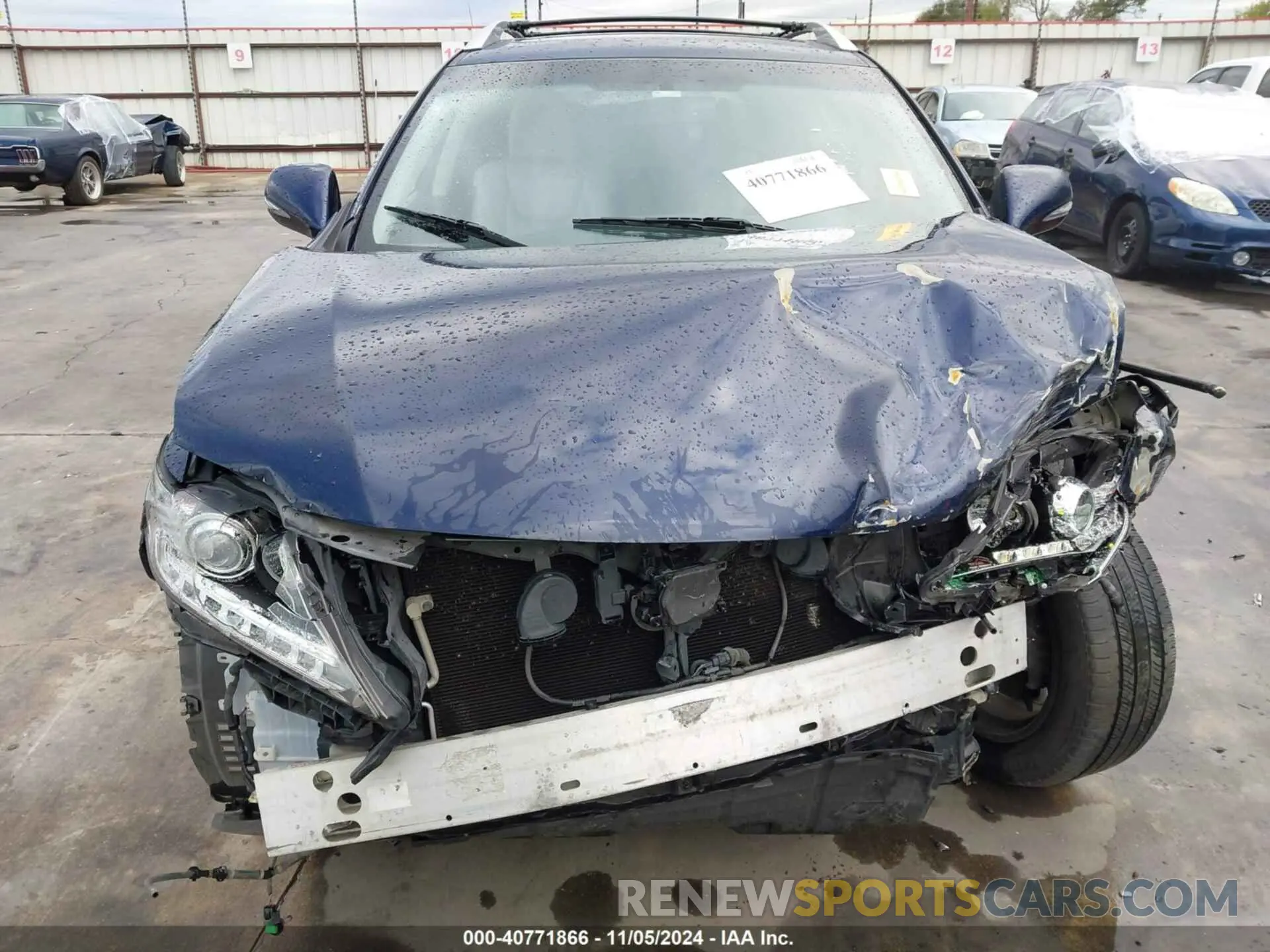 6 fotografías del automóvil dañado JTJZK1BA3D2007710 LEXUS RX 2013