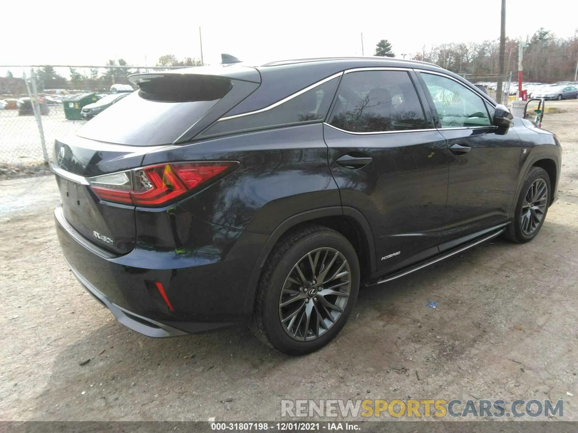 4 fotografías del automóvil dañado 2T2BGMCAXKC038484 LEXUS RX 2019