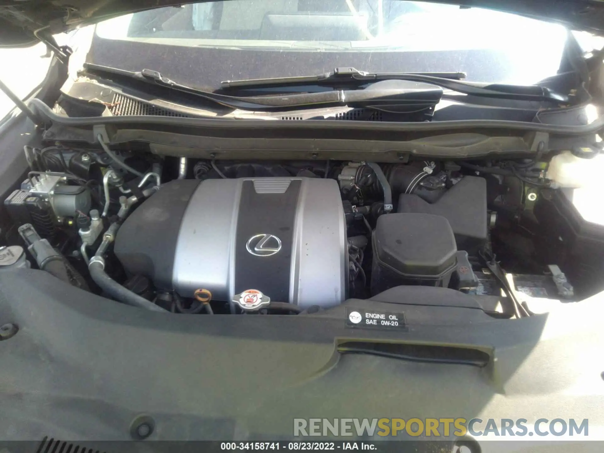 10 fotografías del automóvil dañado 2T2BZMCA0KC187190 LEXUS RX 2019