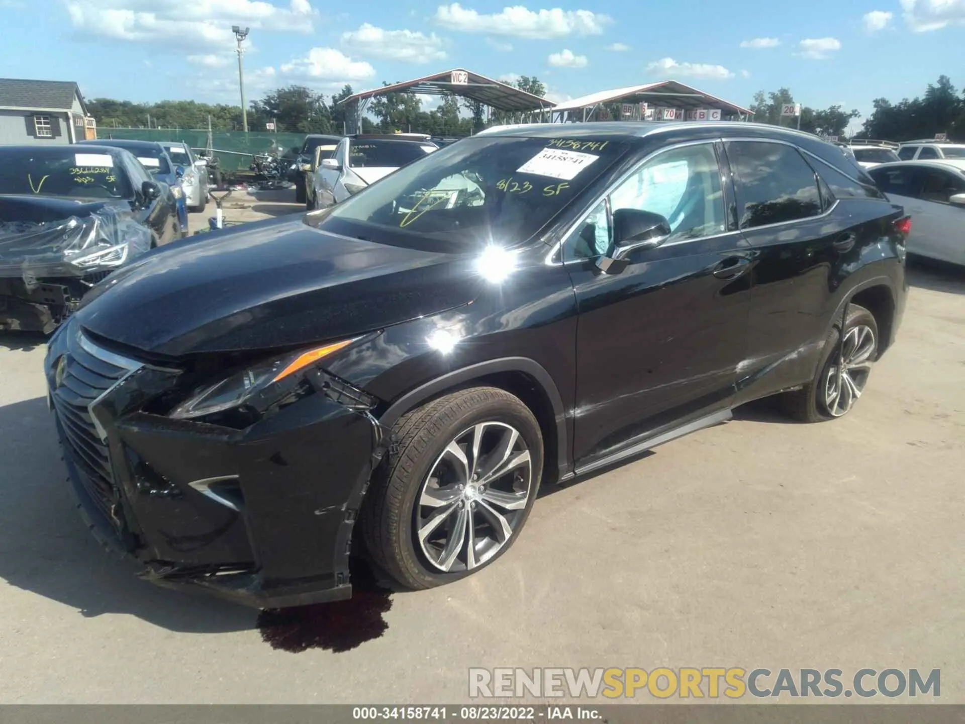 2 fotografías del automóvil dañado 2T2BZMCA0KC187190 LEXUS RX 2019