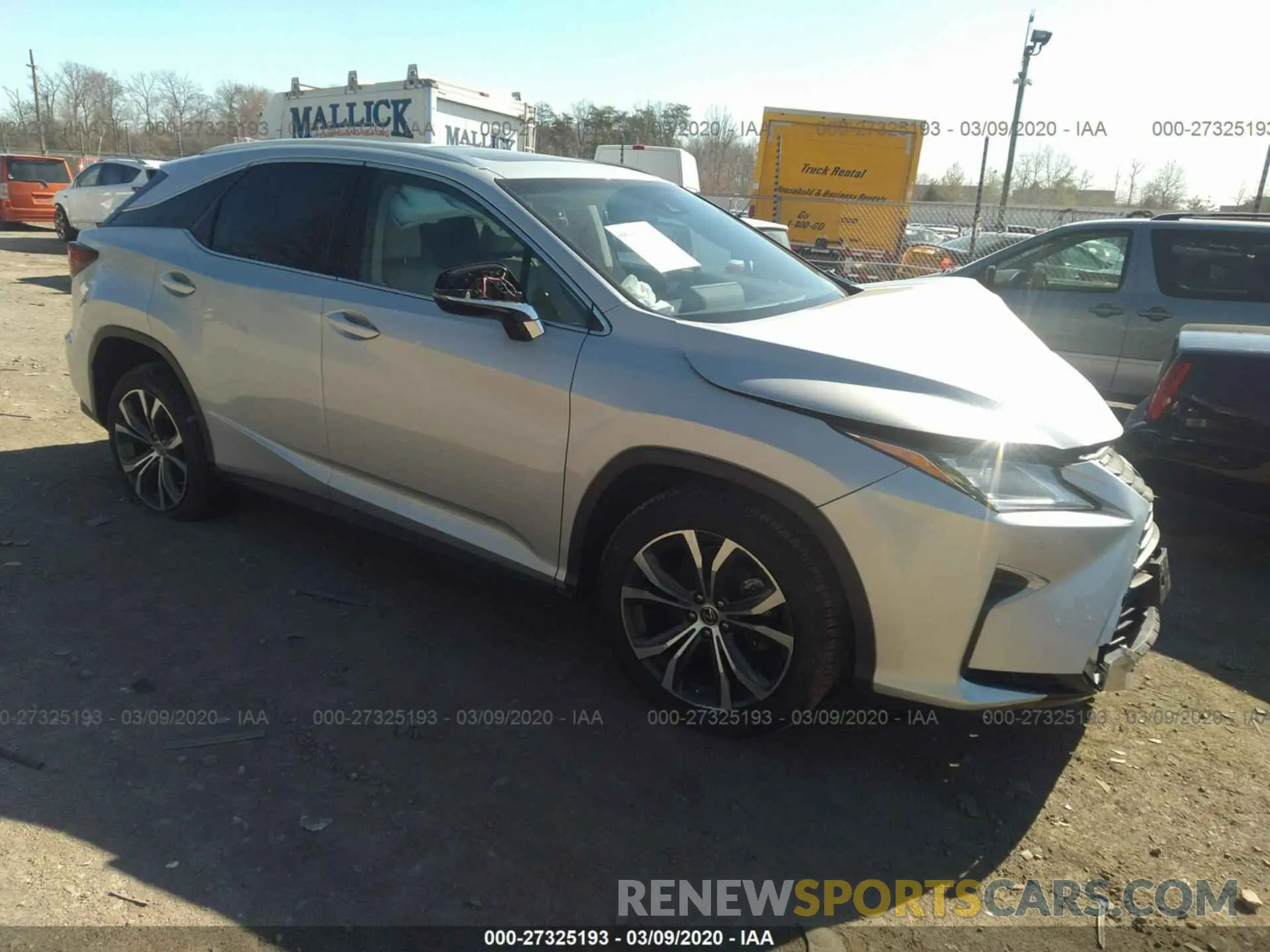 1 fotografías del automóvil dañado 2T2BZMCA2KC204524 LEXUS RX 2019