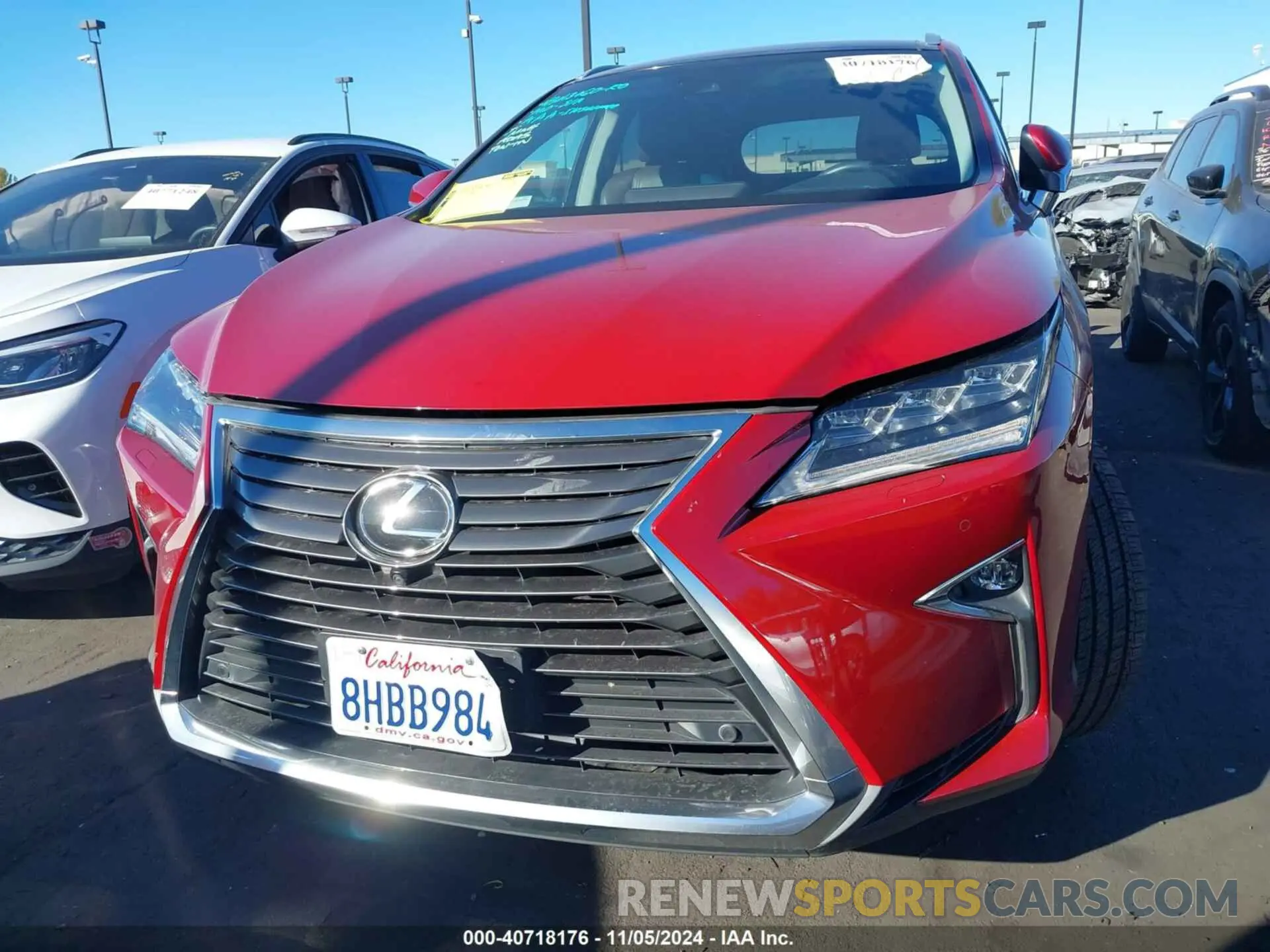 13 fotografías del automóvil dañado 2T2BZMCA8KC175398 LEXUS RX 2019