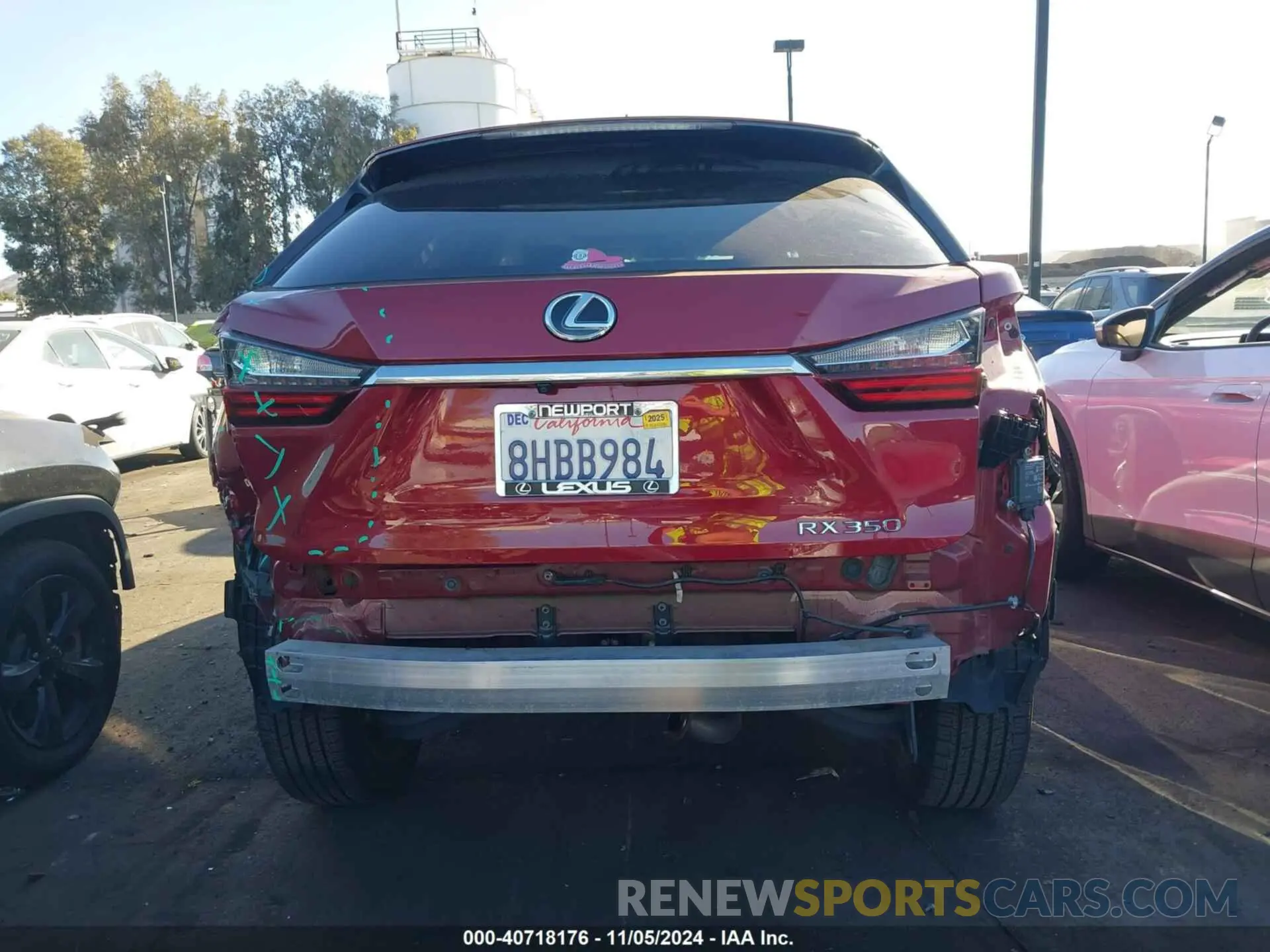 17 fotografías del automóvil dañado 2T2BZMCA8KC175398 LEXUS RX 2019