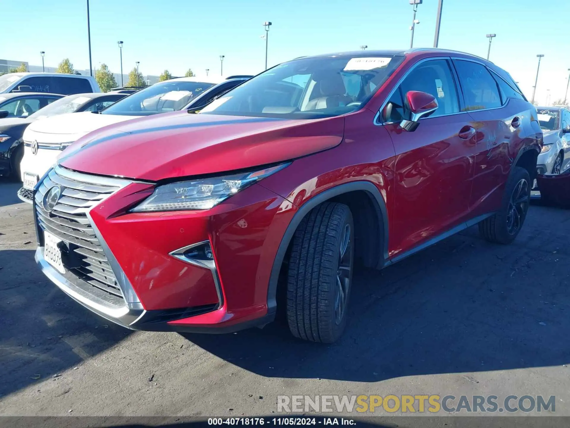 2 fotografías del automóvil dañado 2T2BZMCA8KC175398 LEXUS RX 2019