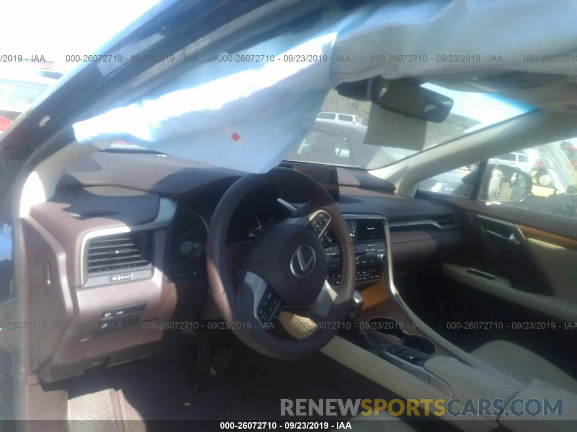 5 fotografías del automóvil dañado 2T2BZMCA9KC178469 LEXUS RX 2019