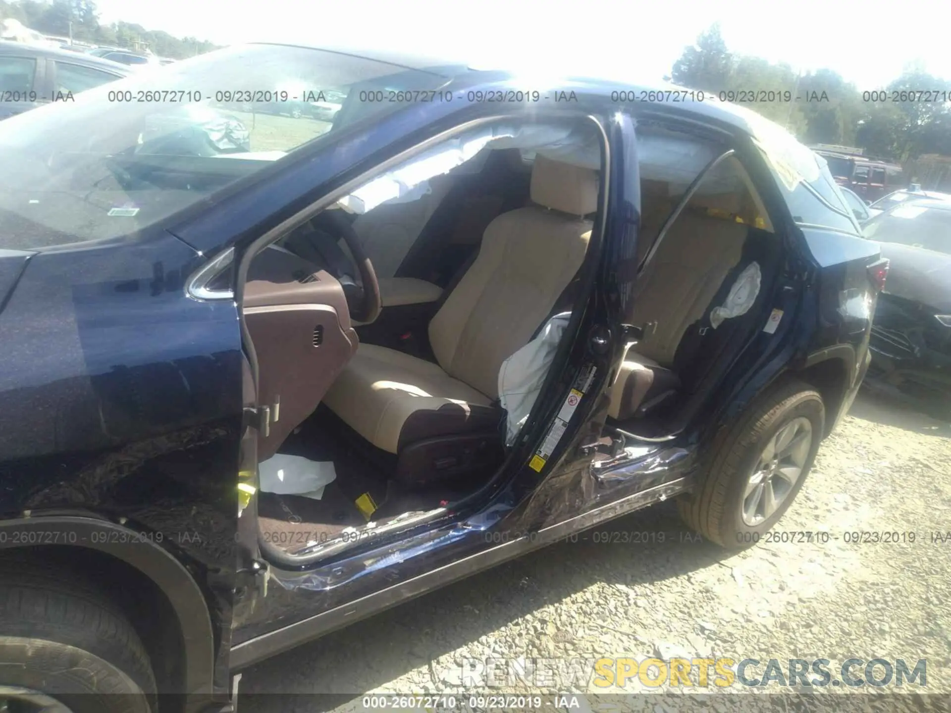 6 fotografías del automóvil dañado 2T2BZMCA9KC178469 LEXUS RX 2019