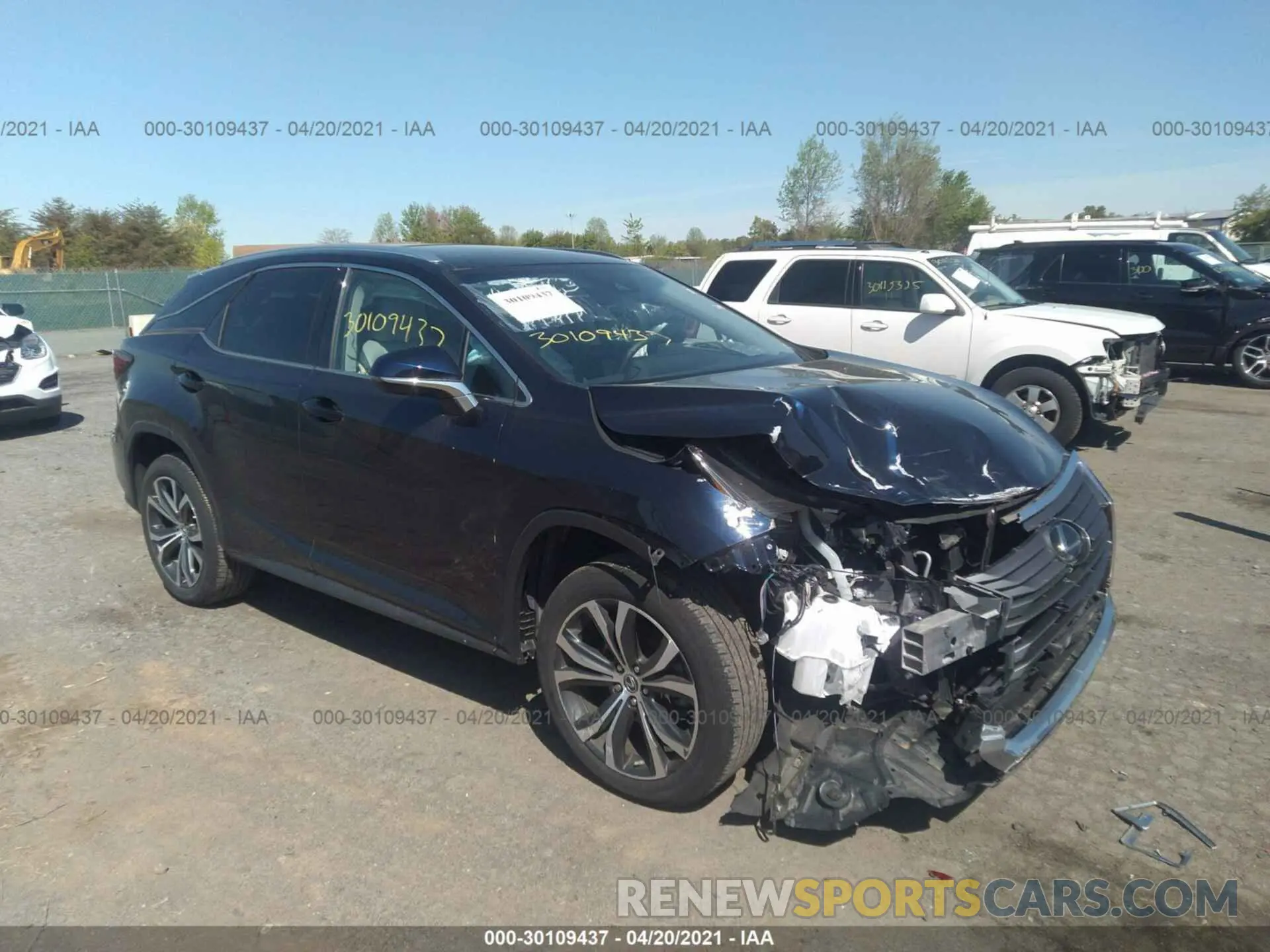 1 fotografías del automóvil dañado 2T2BZMCA9KC194204 LEXUS RX 2019