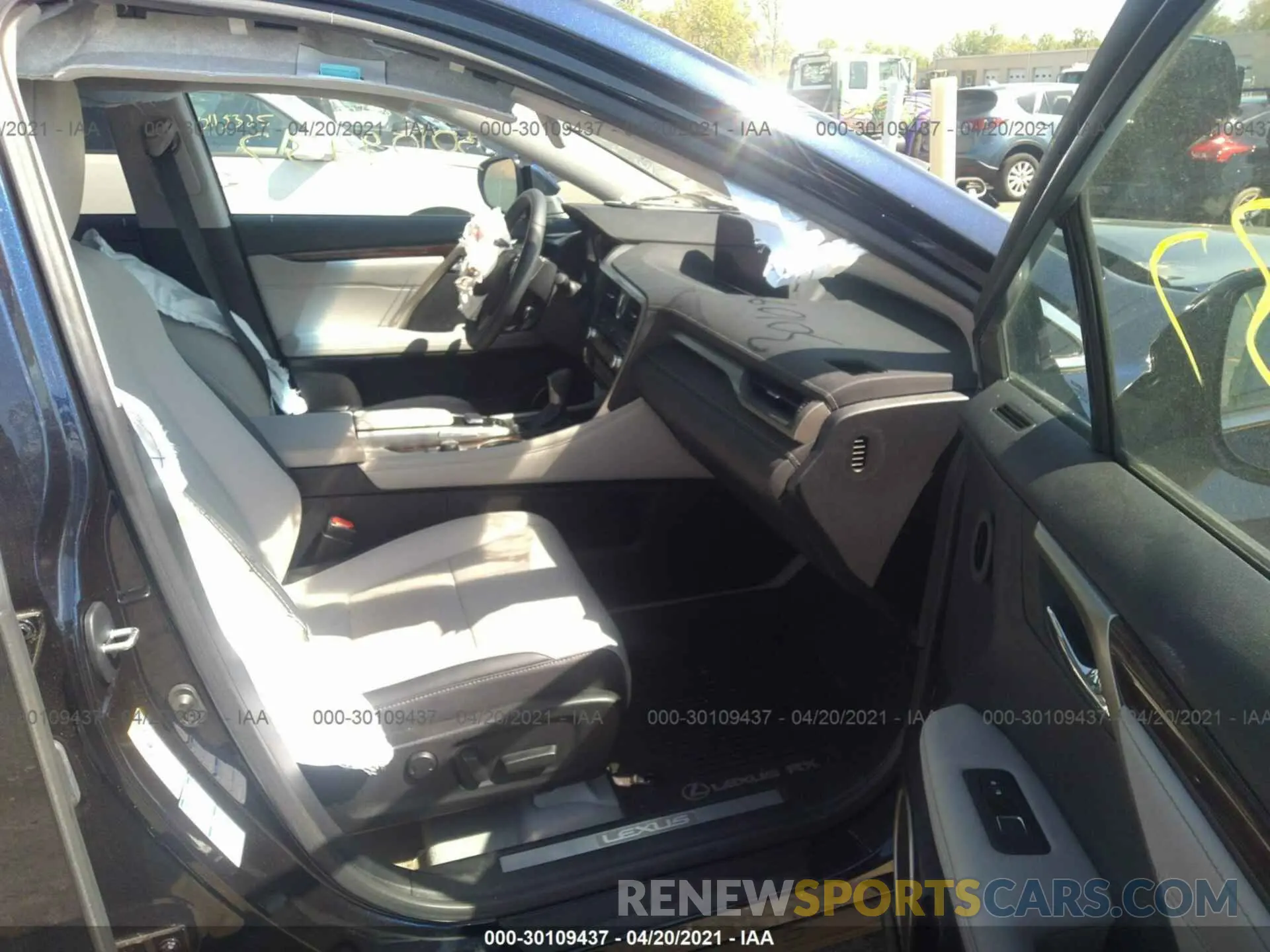 5 fotografías del automóvil dañado 2T2BZMCA9KC194204 LEXUS RX 2019