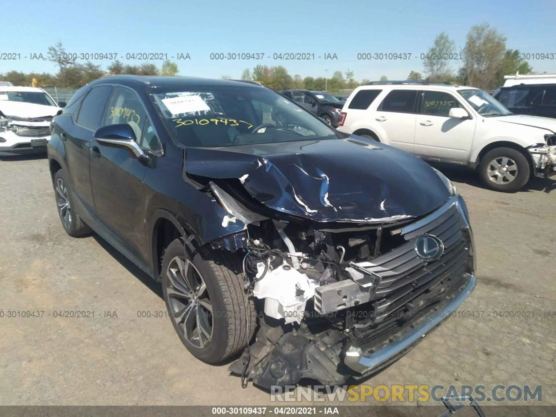 6 fotografías del automóvil dañado 2T2BZMCA9KC194204 LEXUS RX 2019