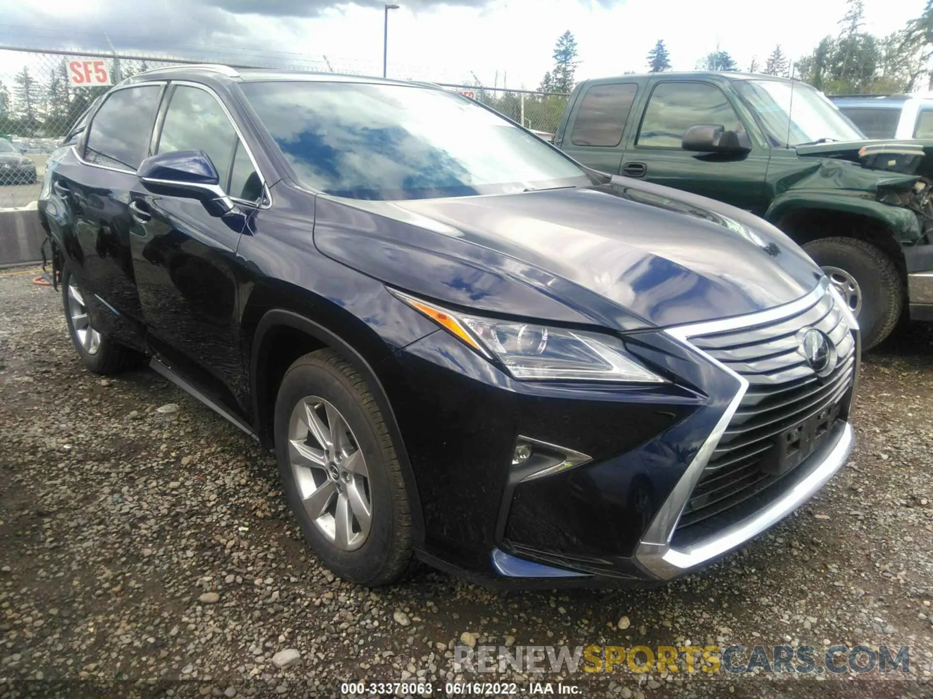 1 fotografías del automóvil dañado 2T2BZMCAXKC172583 LEXUS RX 2019