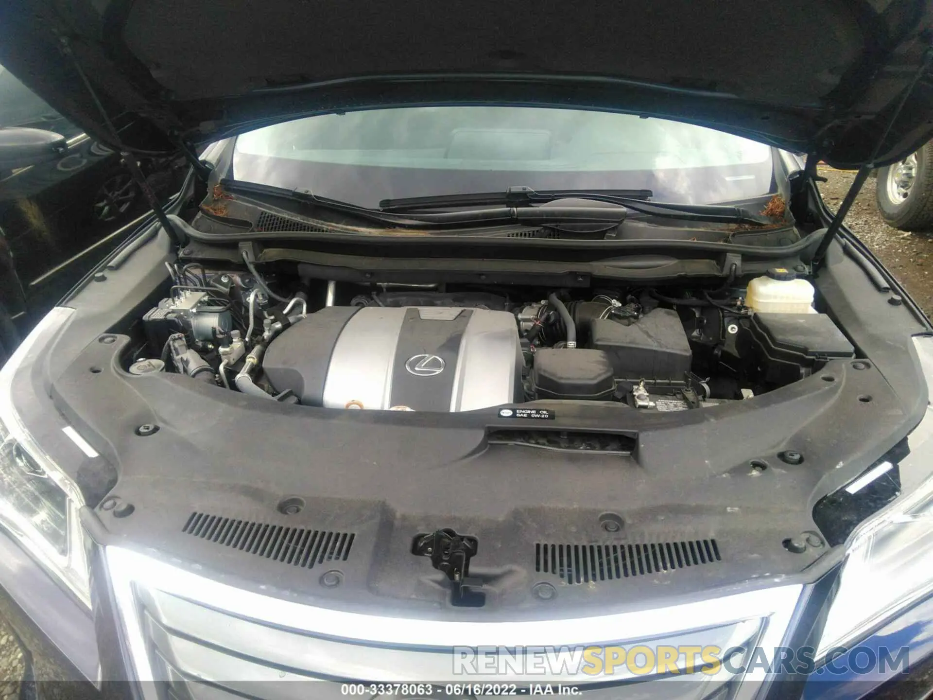 10 fotografías del automóvil dañado 2T2BZMCAXKC172583 LEXUS RX 2019