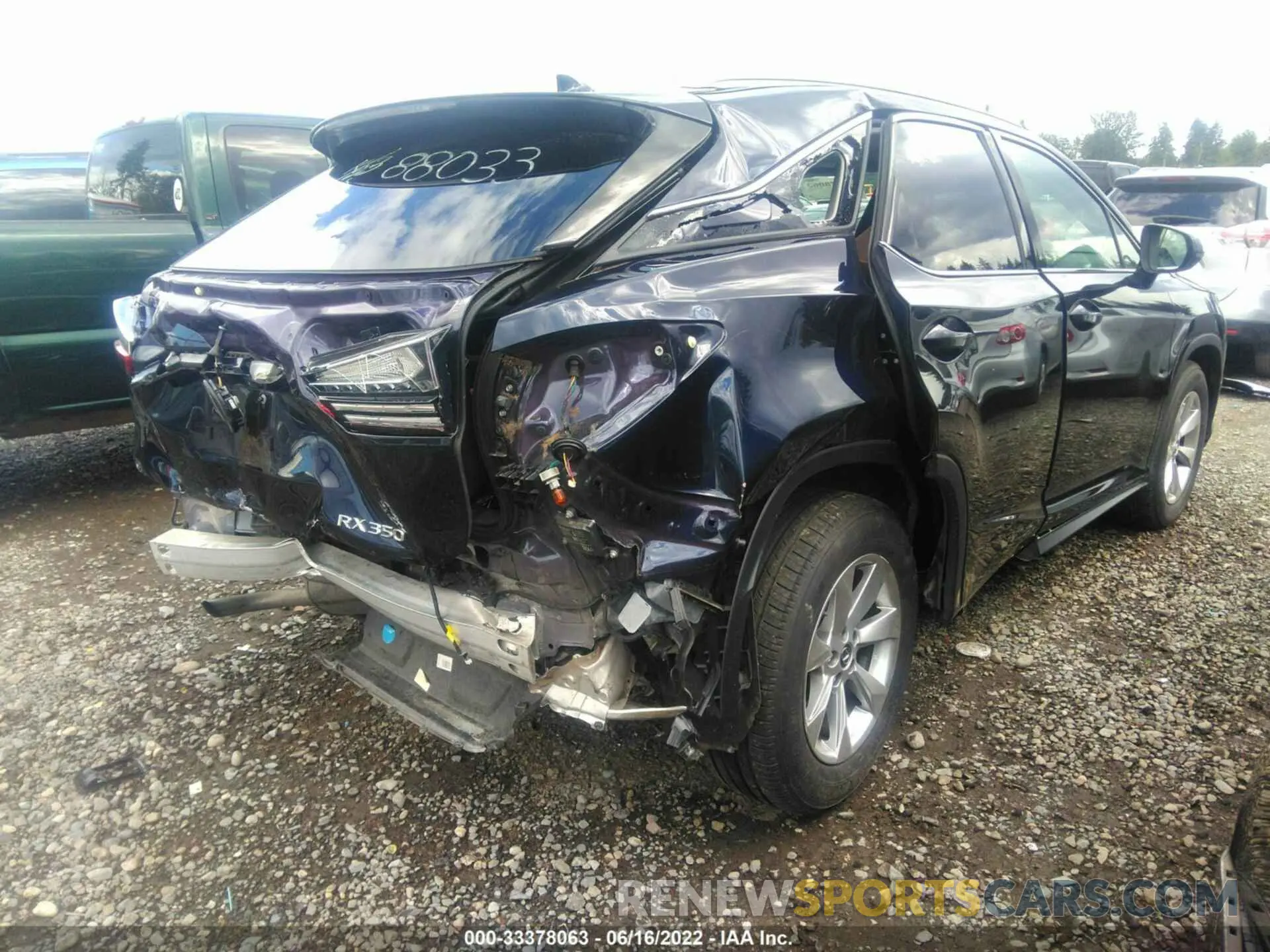 4 fotografías del automóvil dañado 2T2BZMCAXKC172583 LEXUS RX 2019