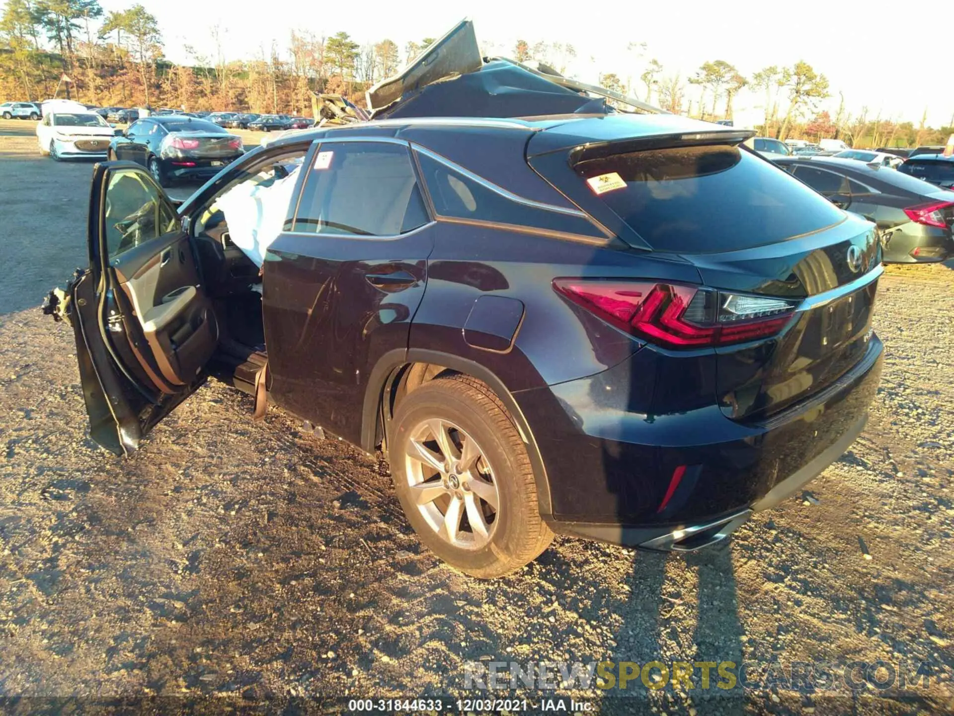 3 fotografías del automóvil dañado 2T2BZMCAXKC194017 LEXUS RX 2019