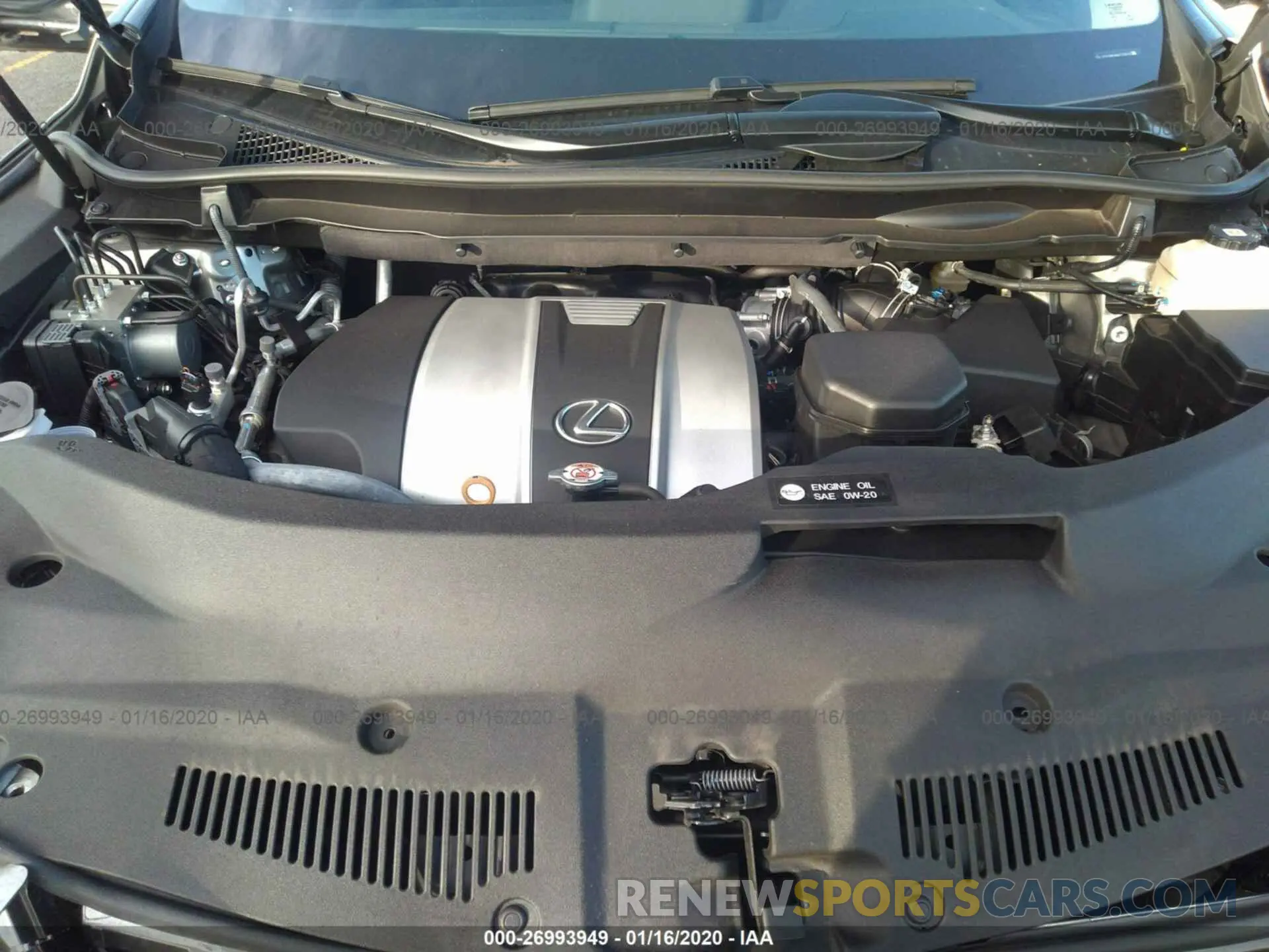 10 fotografías del automóvil dañado 2T2ZZMCA0KC126016 LEXUS RX 2019
