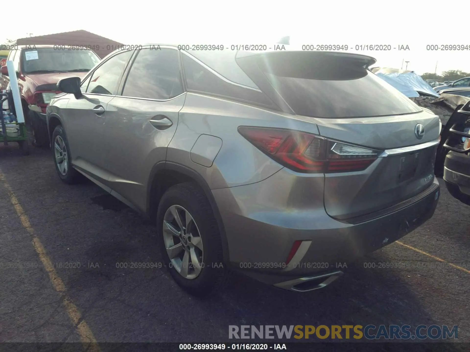 3 fotografías del automóvil dañado 2T2ZZMCA0KC126016 LEXUS RX 2019
