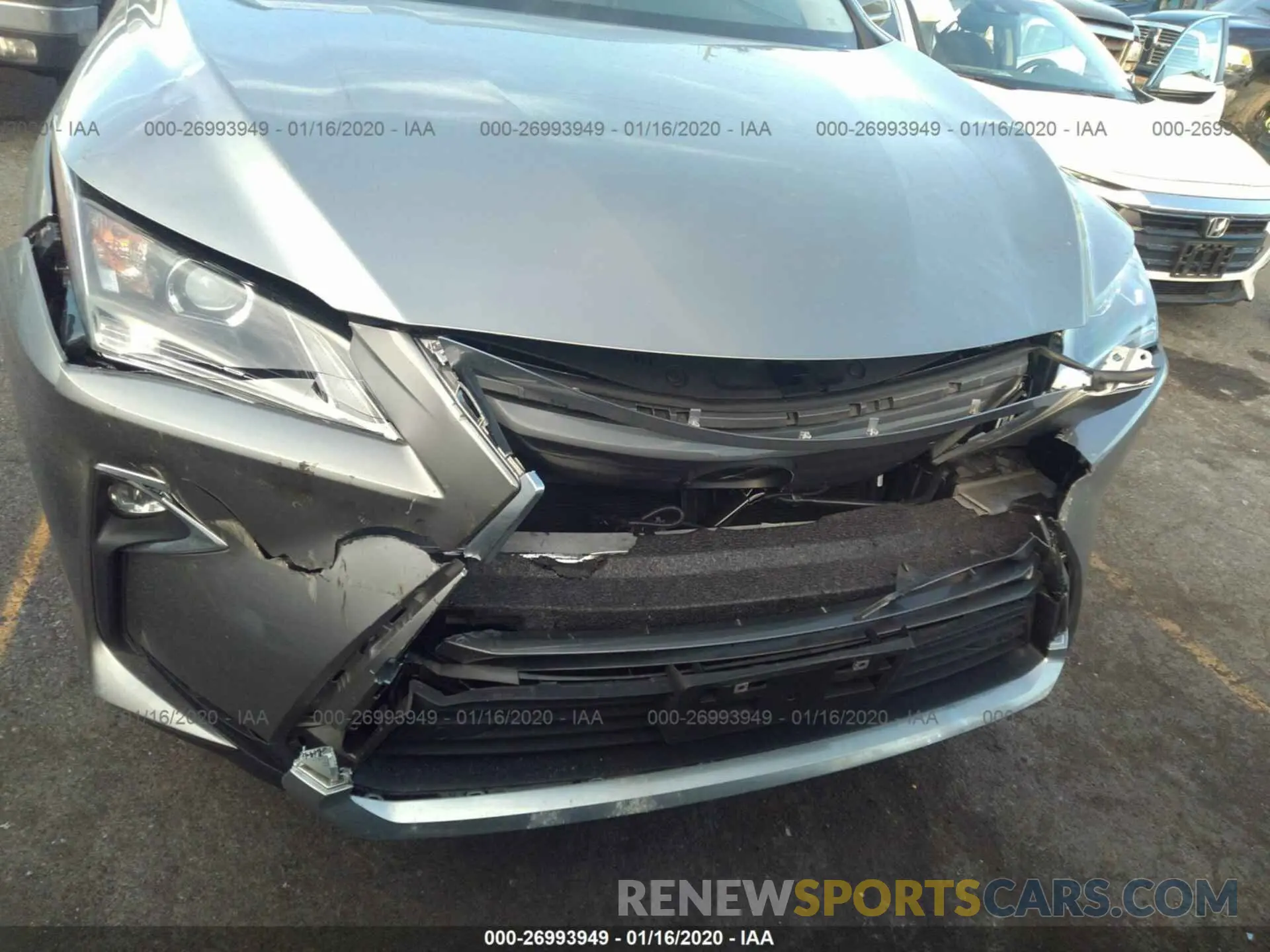6 fotografías del automóvil dañado 2T2ZZMCA0KC126016 LEXUS RX 2019