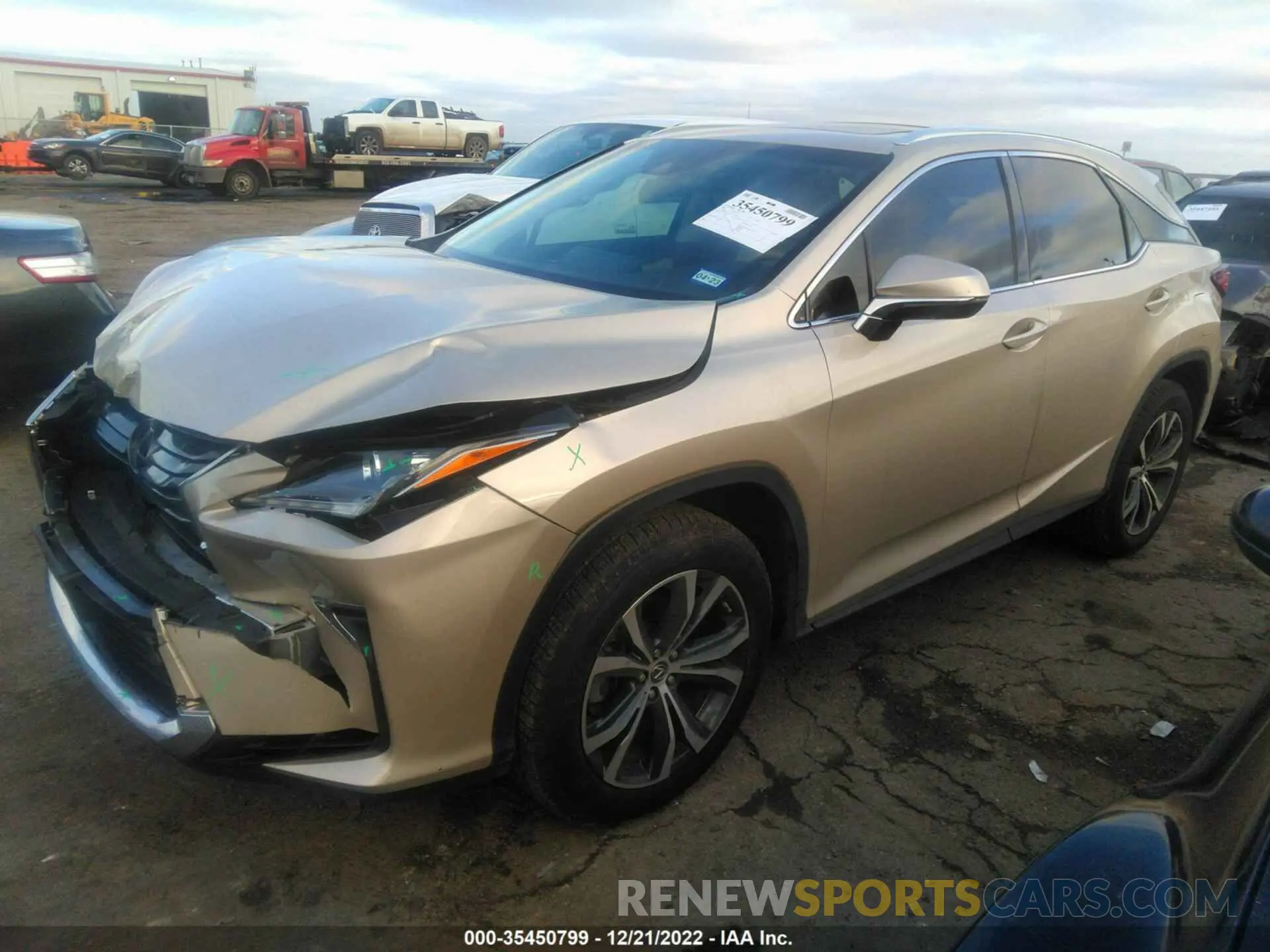 2 fotografías del automóvil dañado 2T2ZZMCA1KC124128 LEXUS RX 2019