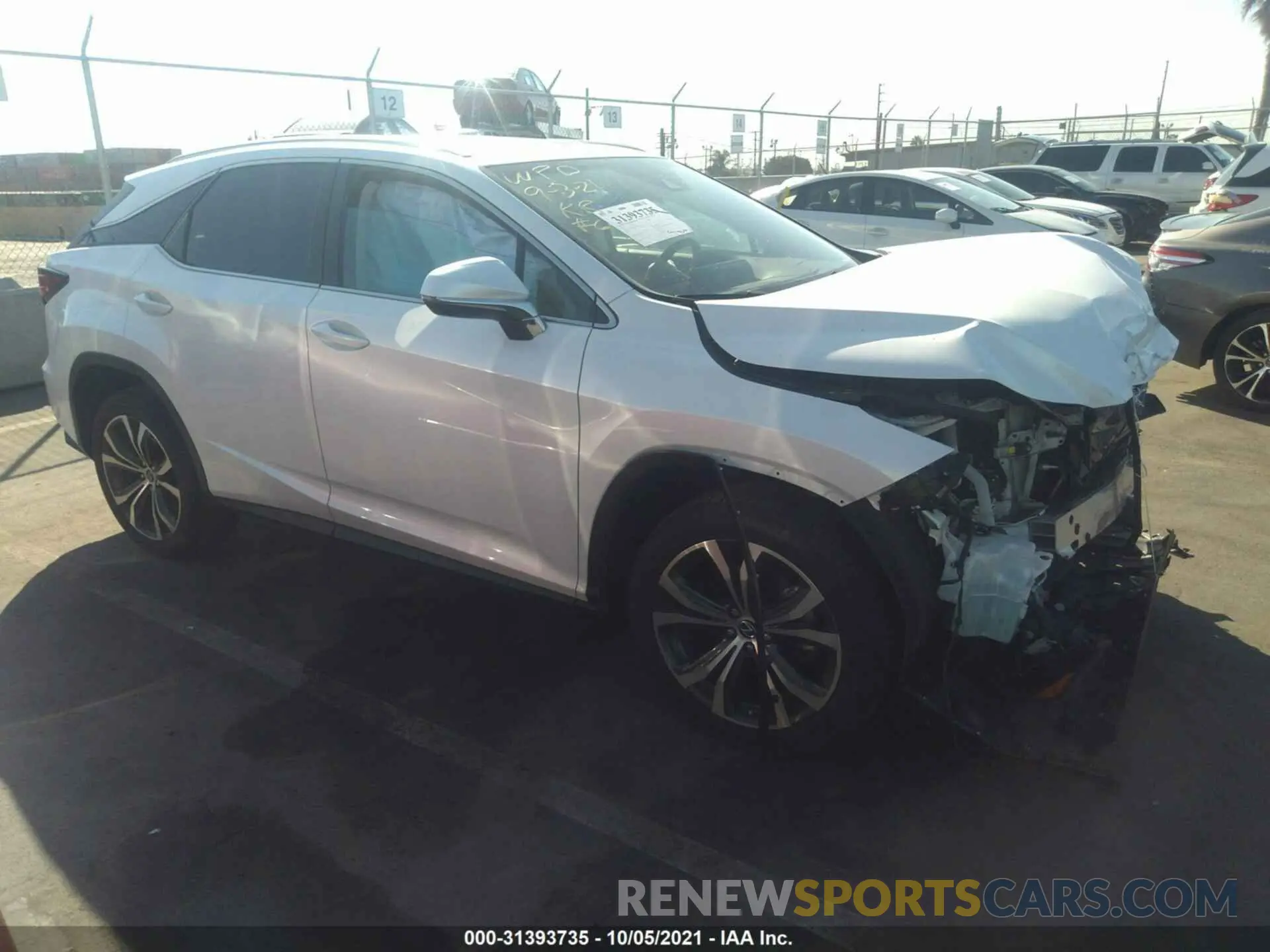 1 fotografías del automóvil dañado 2T2ZZMCA2KC133131 LEXUS RX 2019